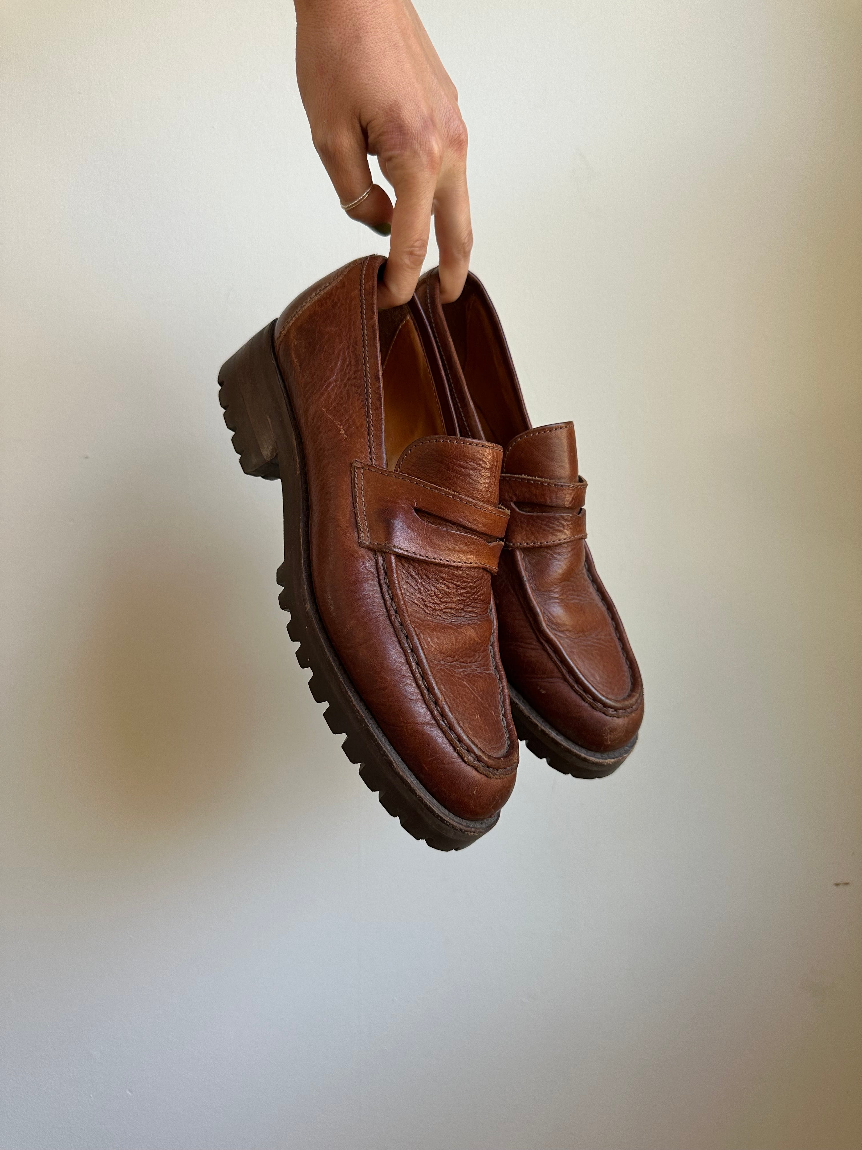 Cole Haan Lug Sole Penny Loafers