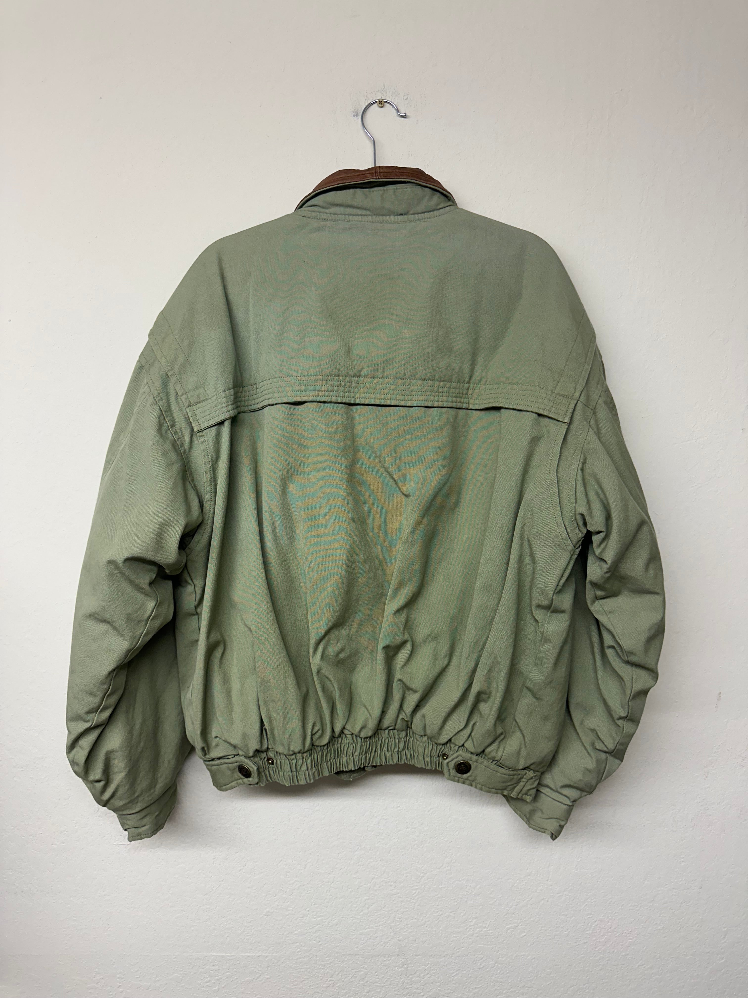 Mirage Field Jacket with Leather Collar