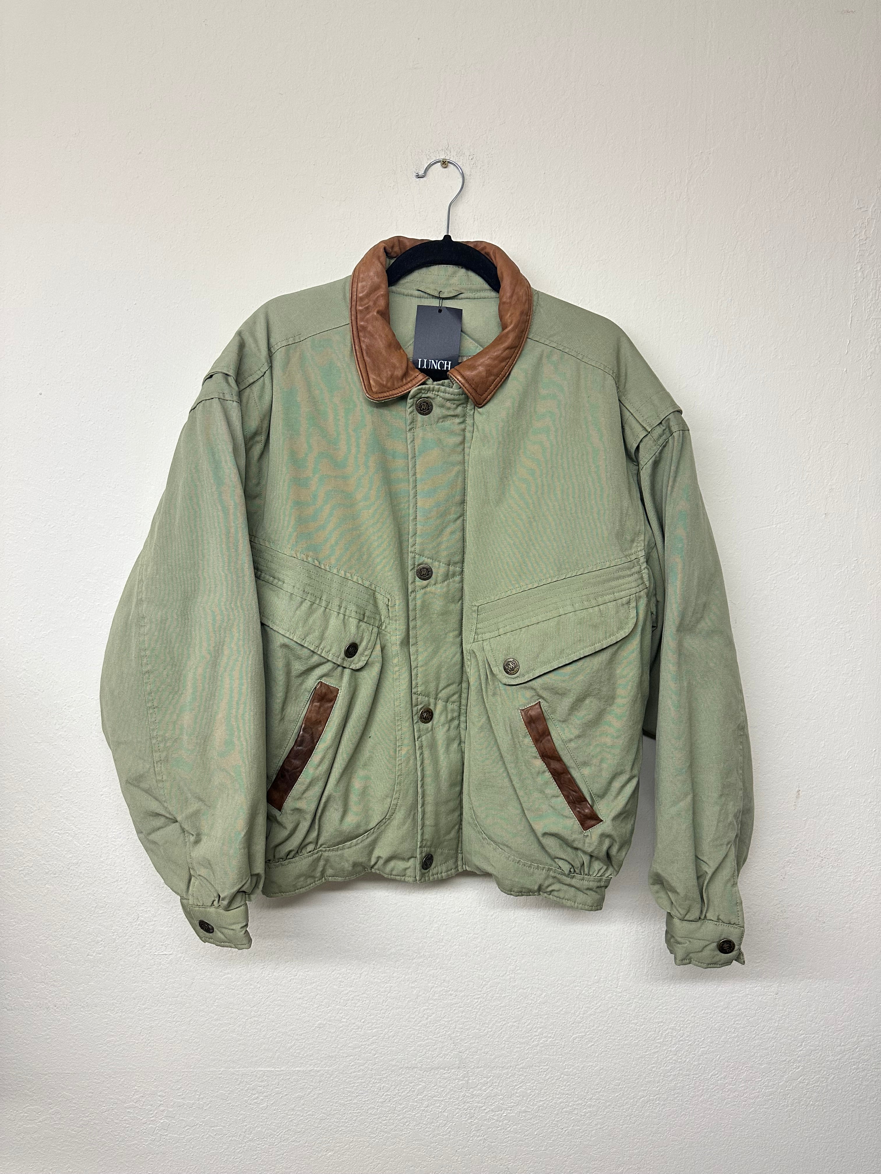 Mirage Field Jacket with Leather Collar
