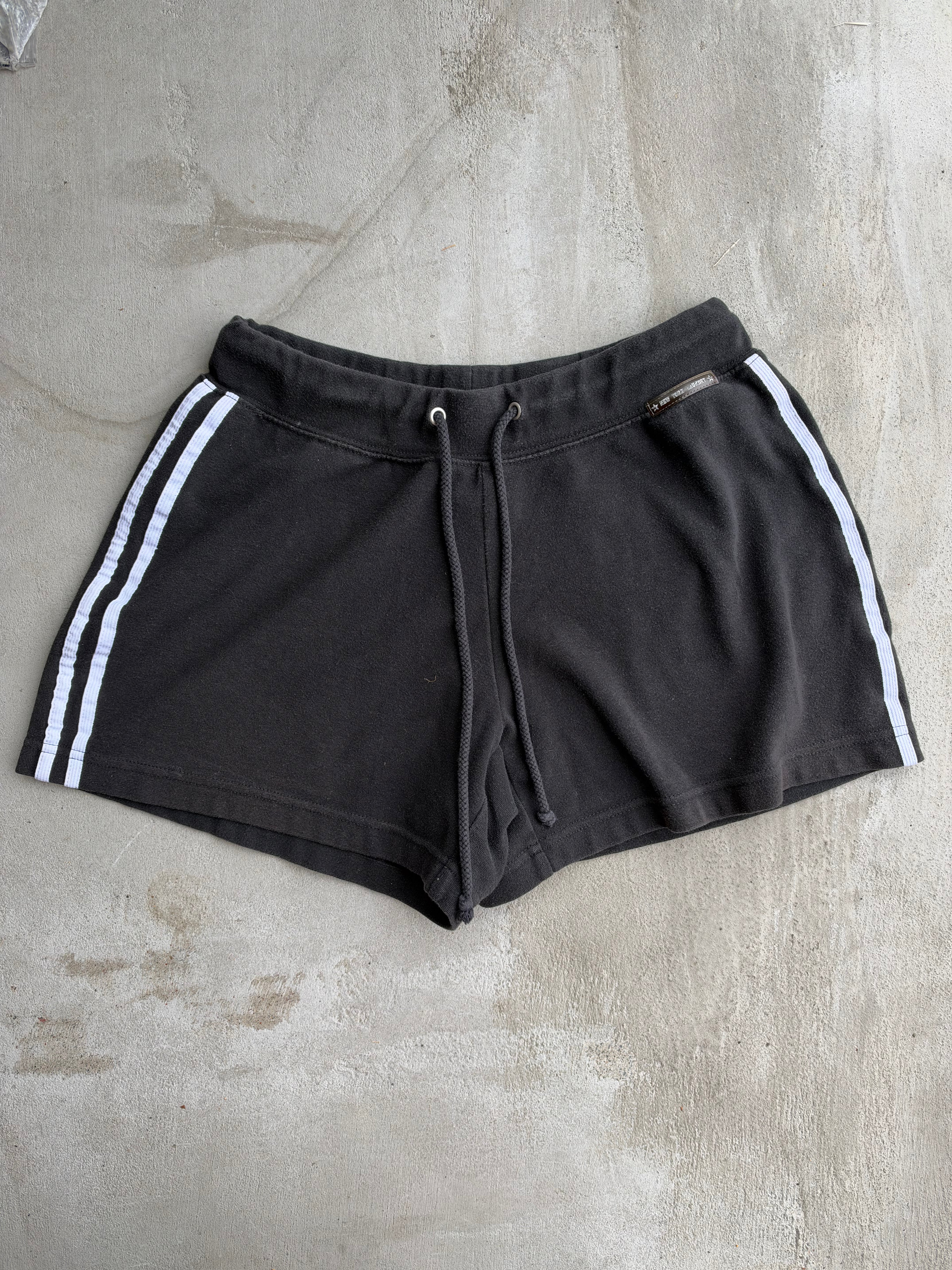 New York Laundry Striped Athletic Shorts