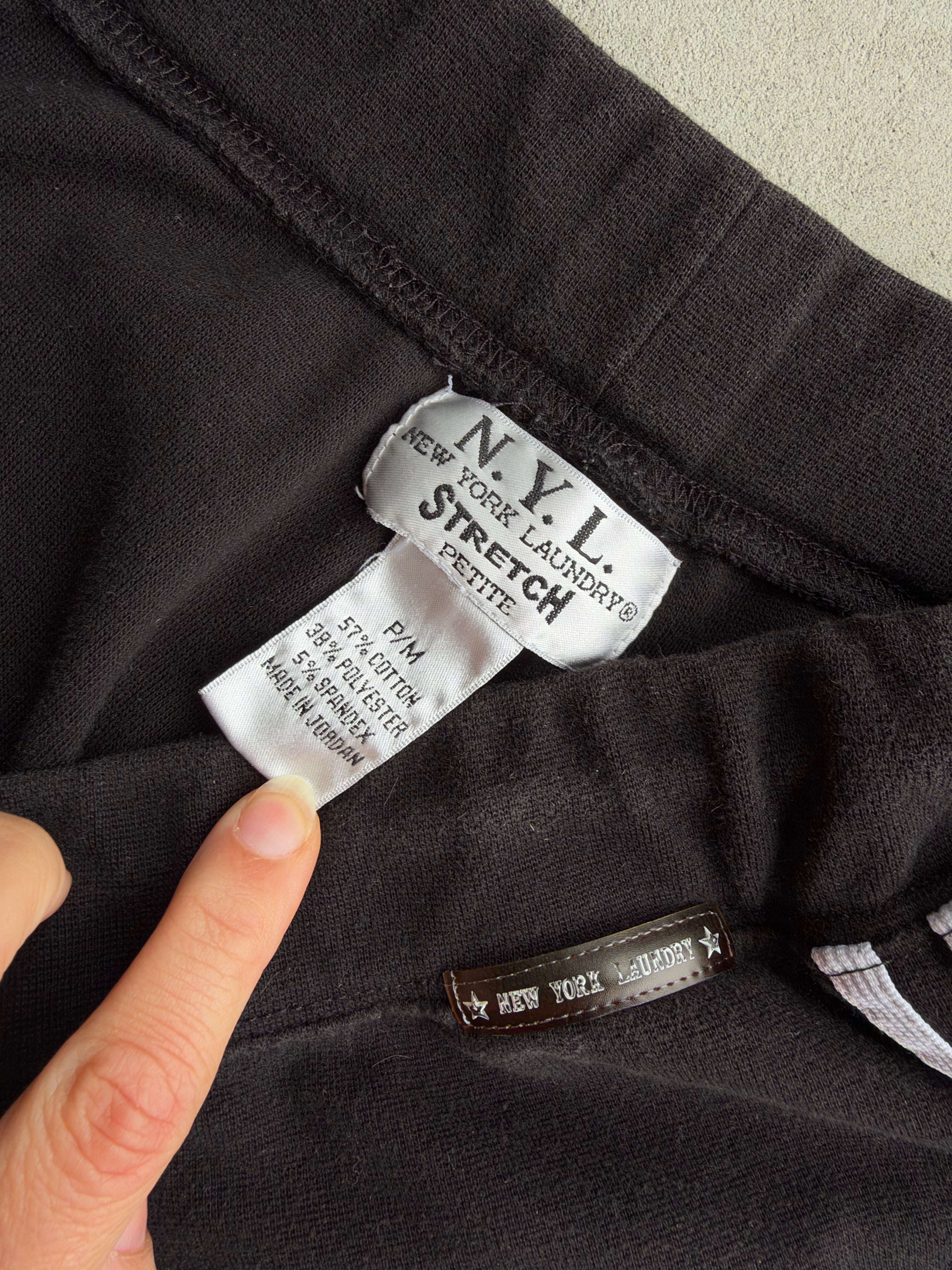 New York Laundry Striped Athletic Shorts