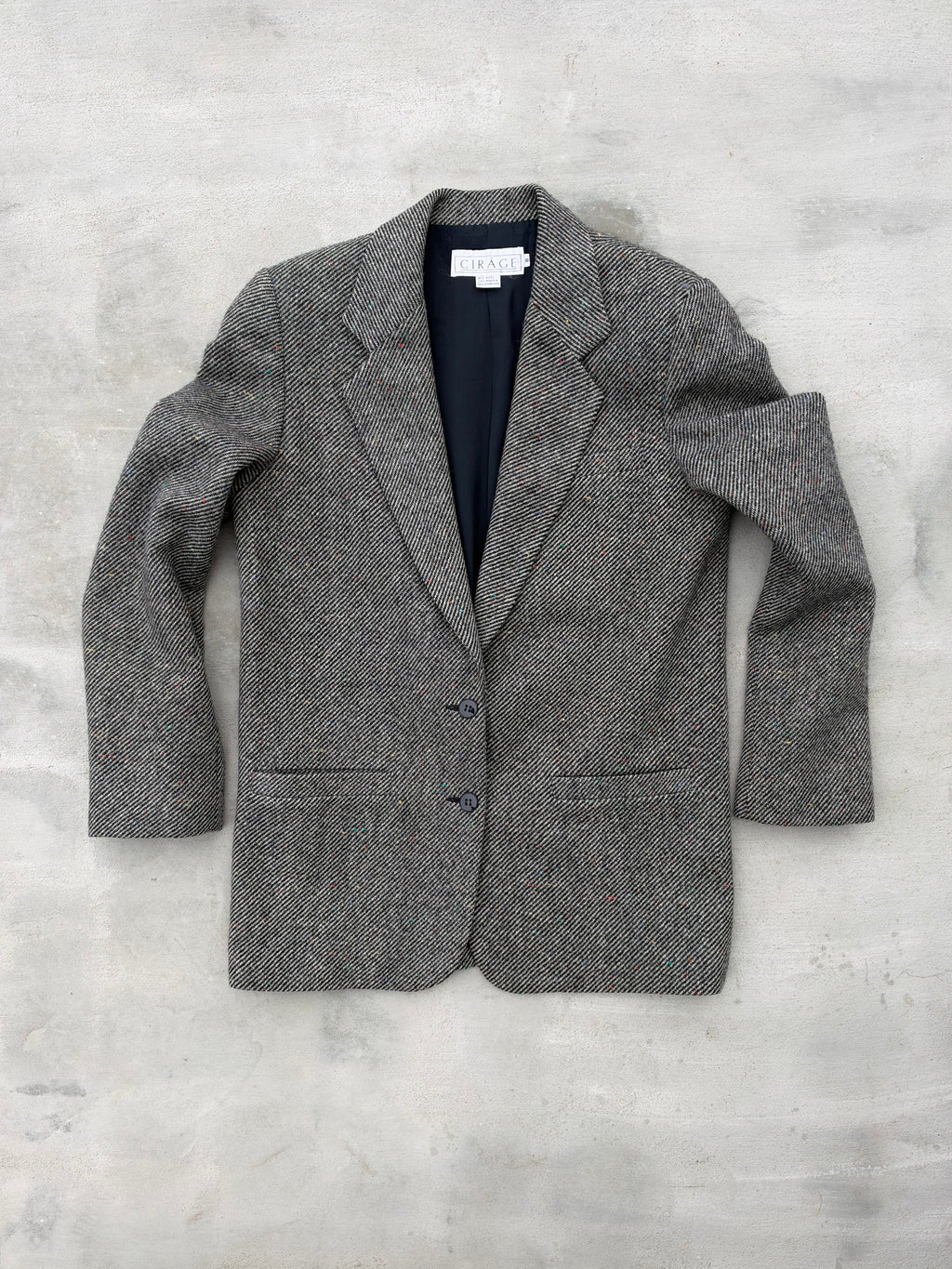 80s Cirage Wool & Mohair Blazer