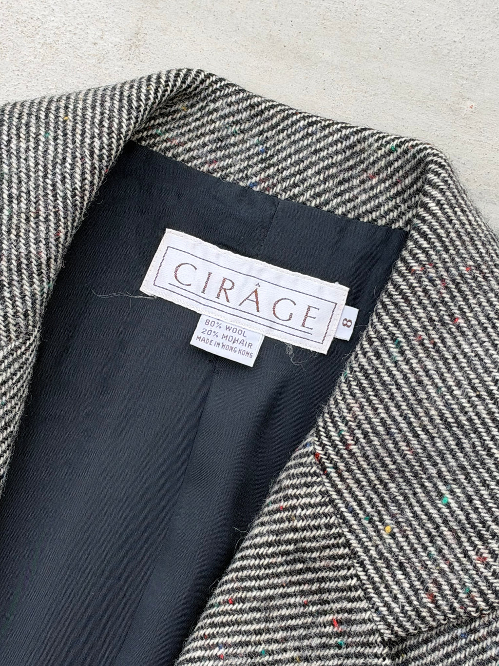 80s Cirage Wool & Mohair Blazer