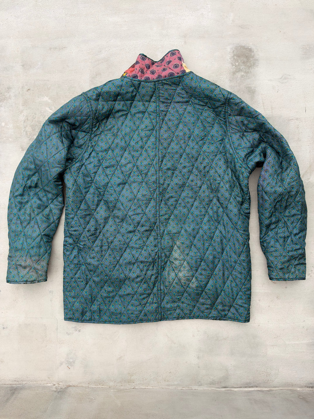 90s Reversible Silk Quilted Jacket