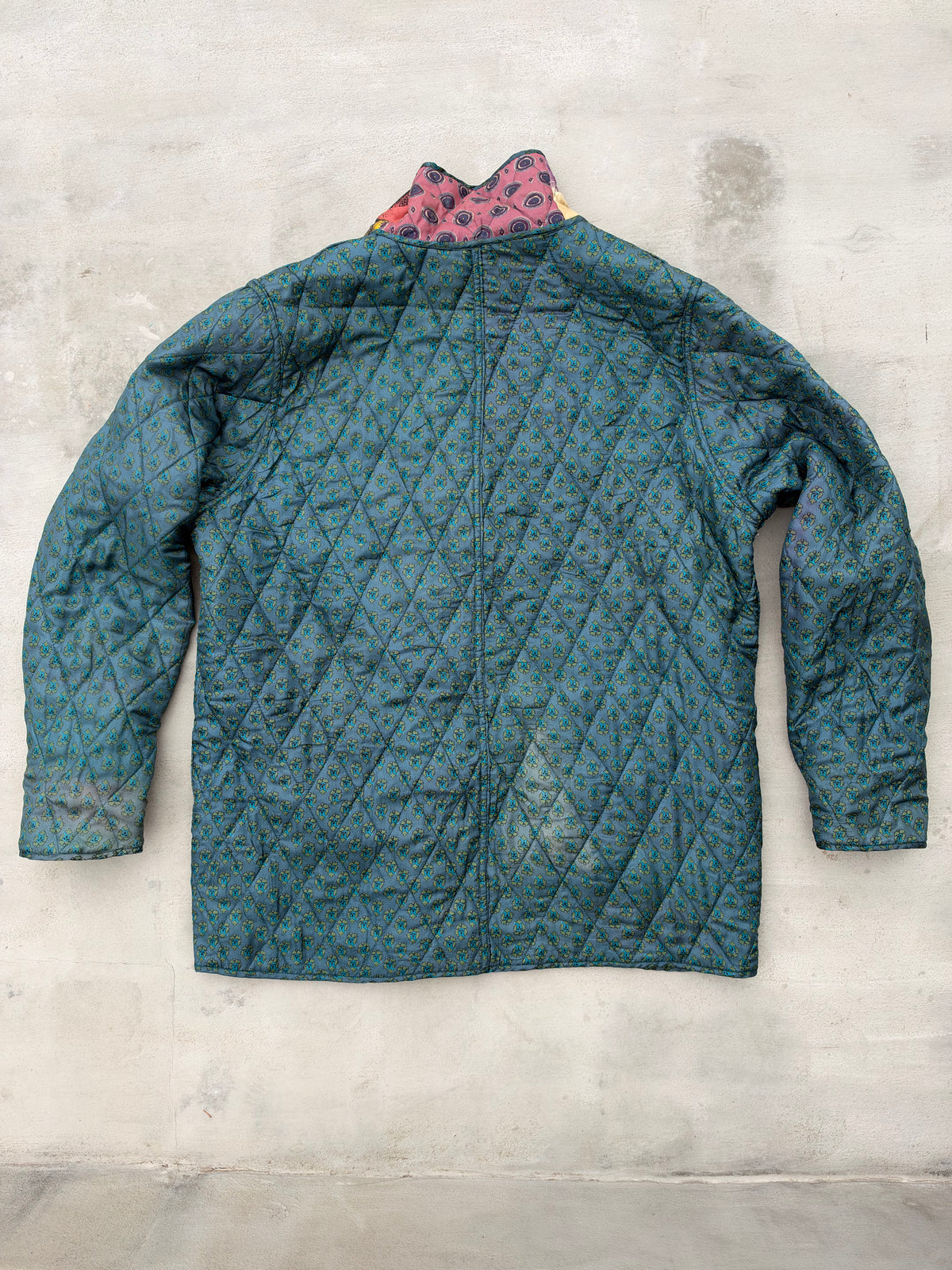 90s Reversible Silk Quilted Jacket