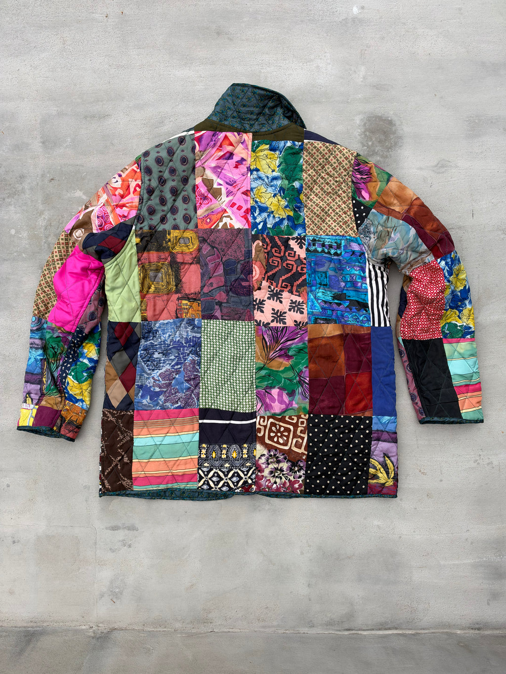 90s Reversible Silk Quilted Jacket
