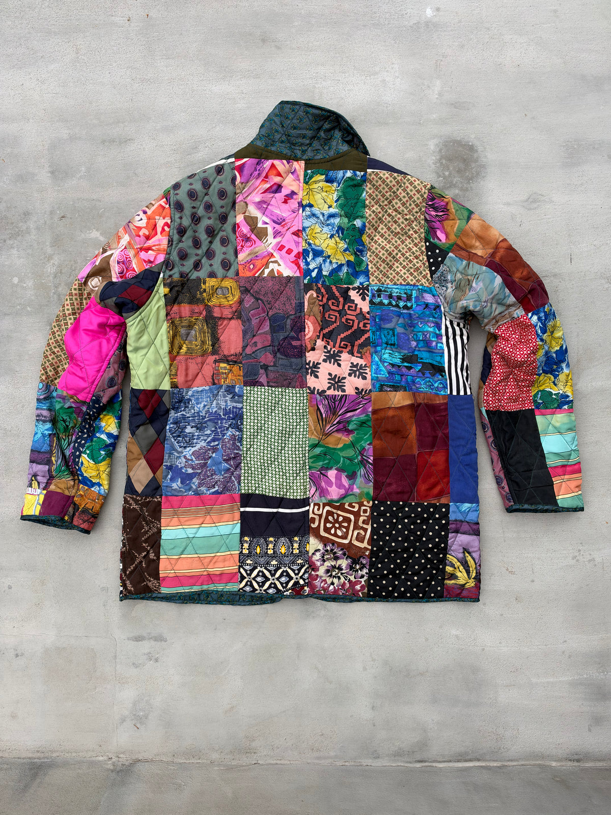 90s Reversible Silk Quilted Jacket