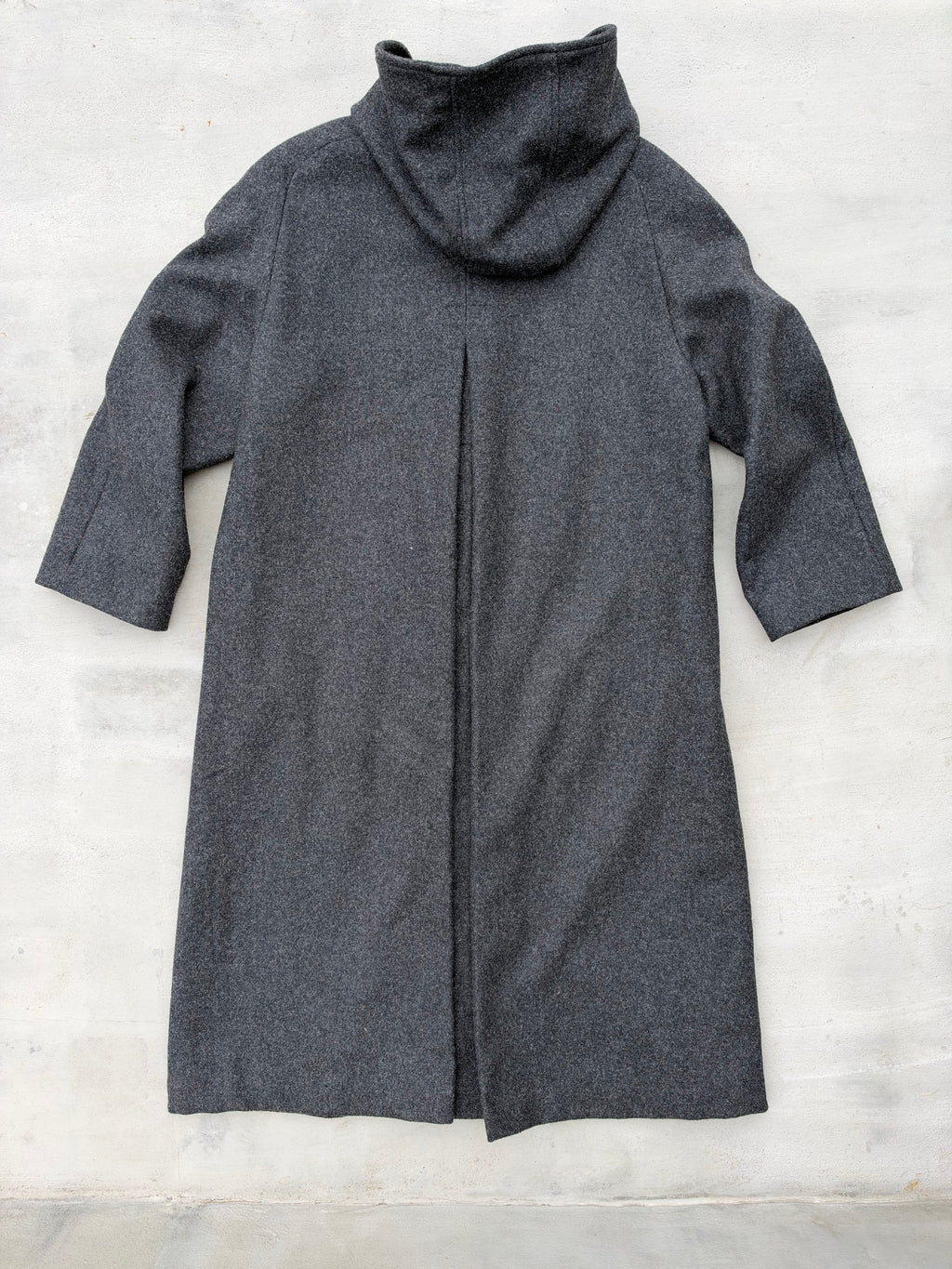 Andrea Brem New York Hooded Wool Coat