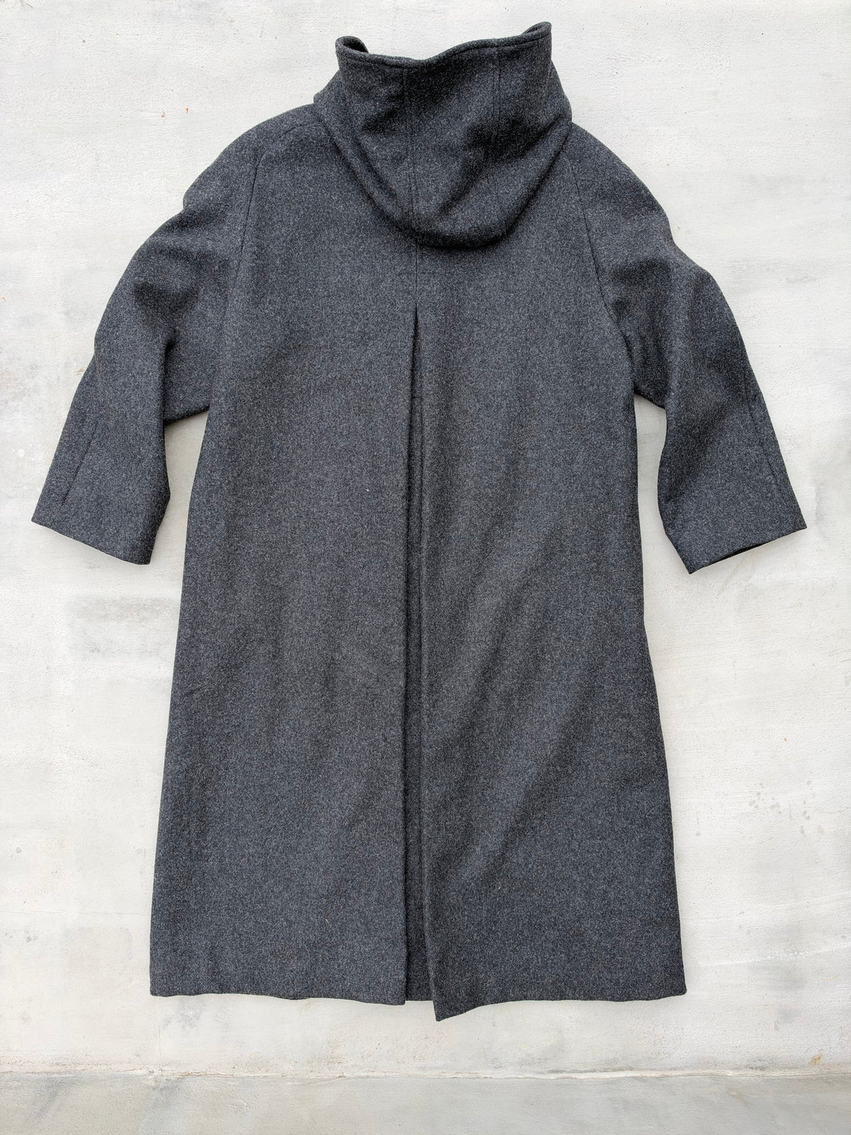 Andrea Brem New York Hooded Wool Coat