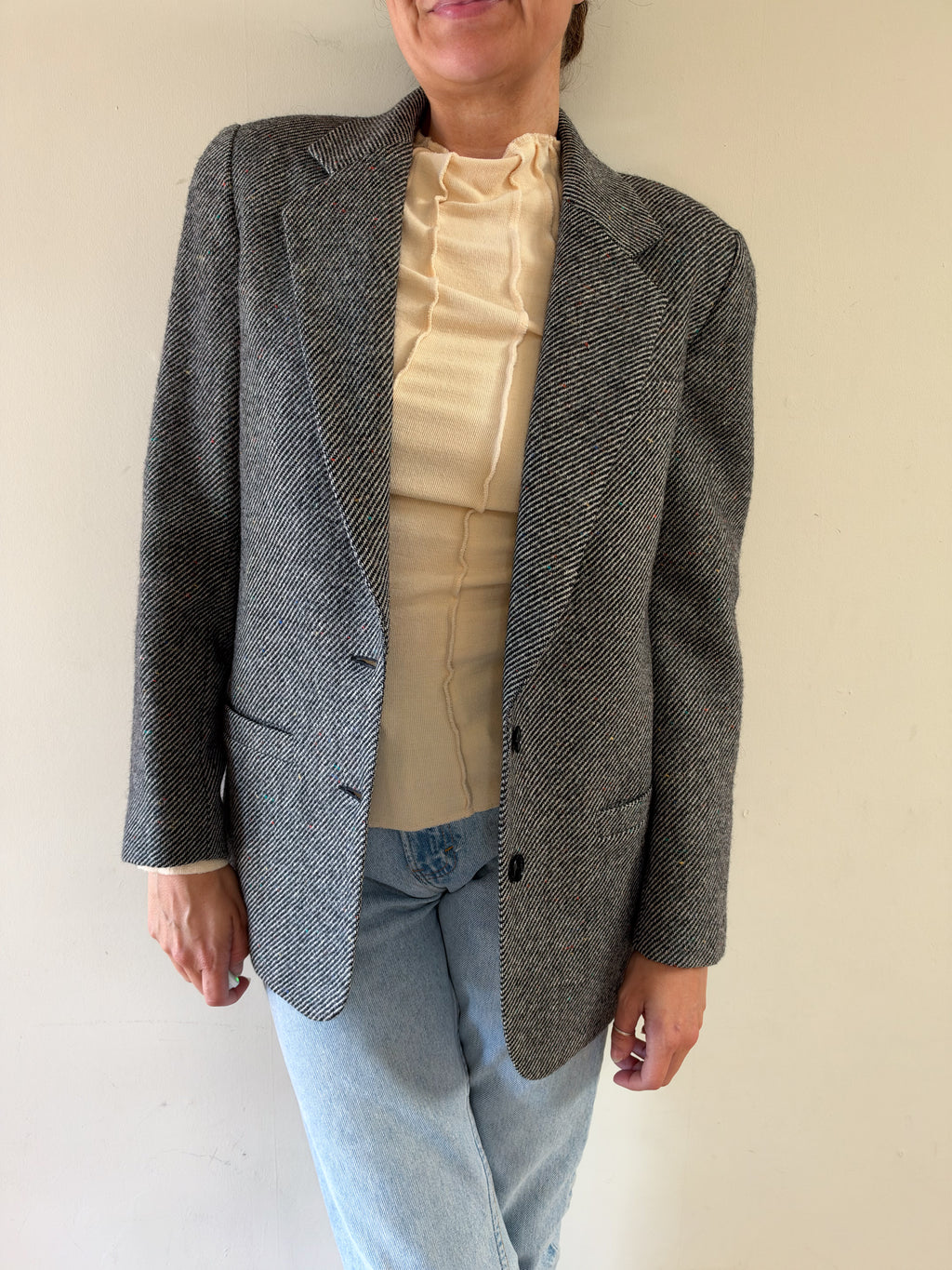 80s Cirage Wool & Mohair Blazer