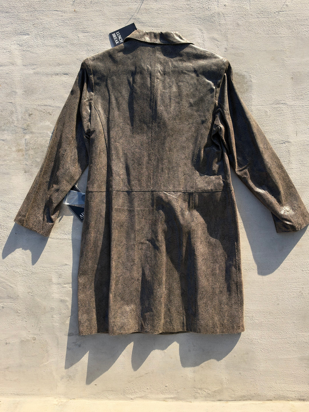 90s Adler Collection Reptile Embossed Leather Jacket [Deadstock]