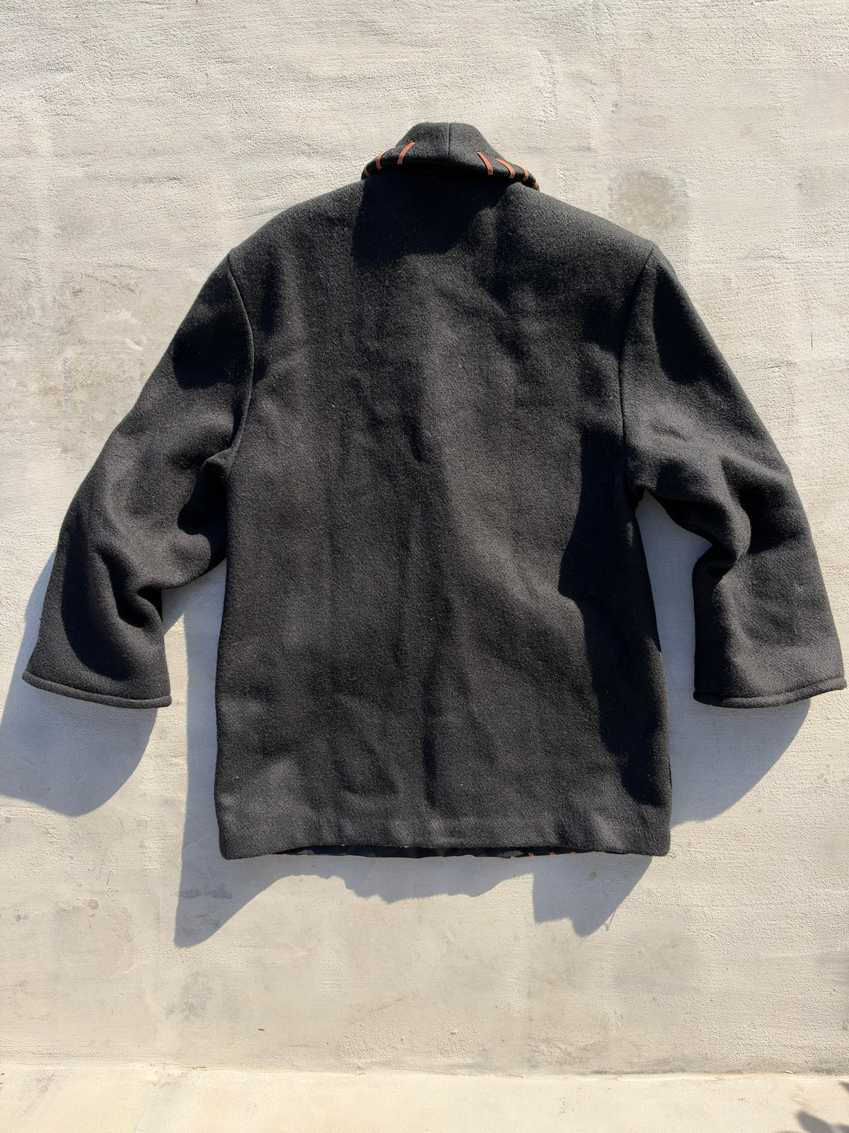 80s Russell Scott Wool Blend Western Whipstitch Jacket