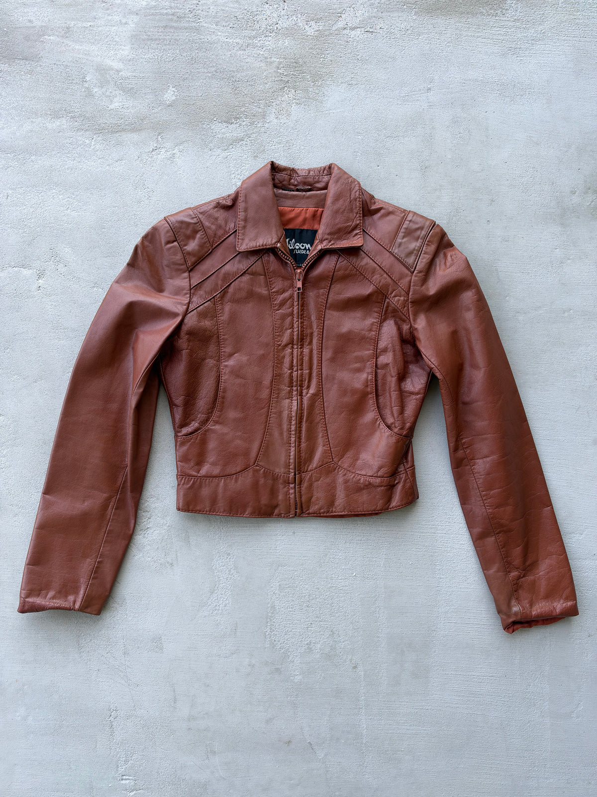 70s Wilsons Cafe-Racer Leather Jacket