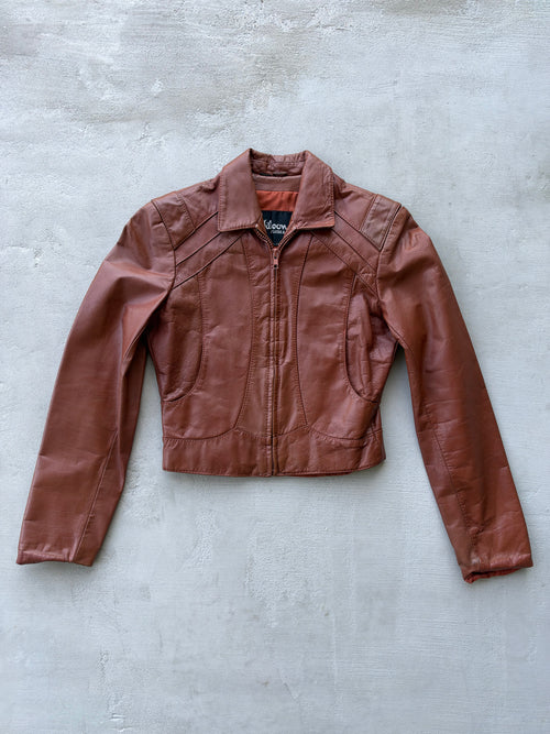 70s Wilsons Cafe-Racer Leather Jacket