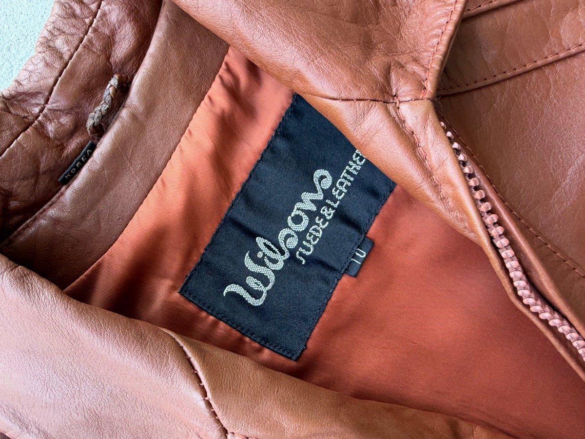 70s Wilsons Cafe-Racer Leather Jacket