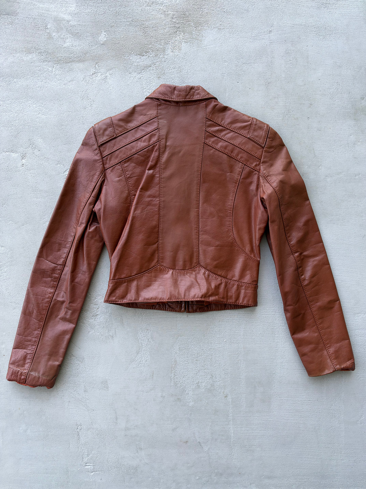 70s Wilsons Cafe-Racer Leather Jacket