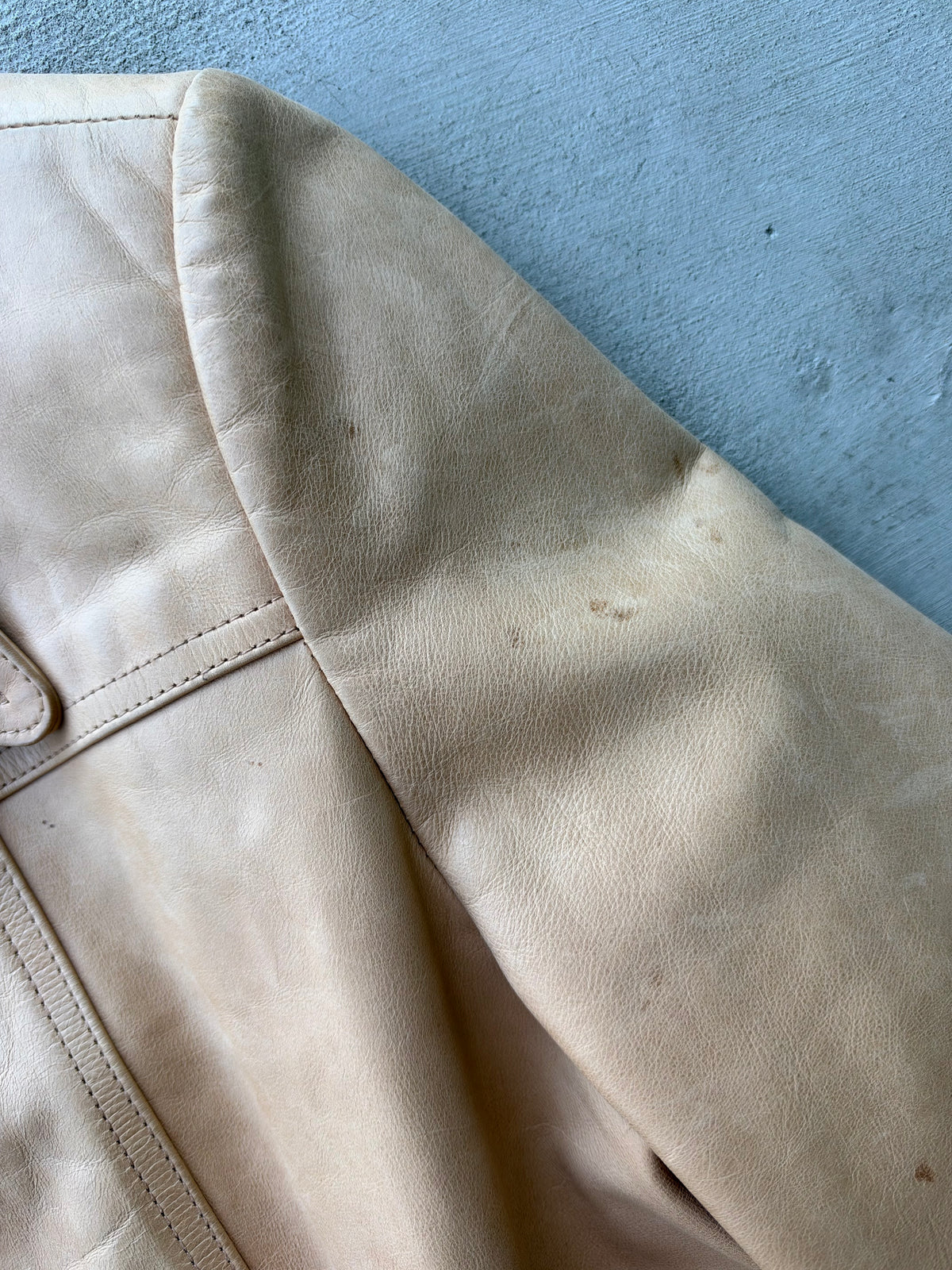 80s Maxima [Wilsons] Tan Belted Jacket