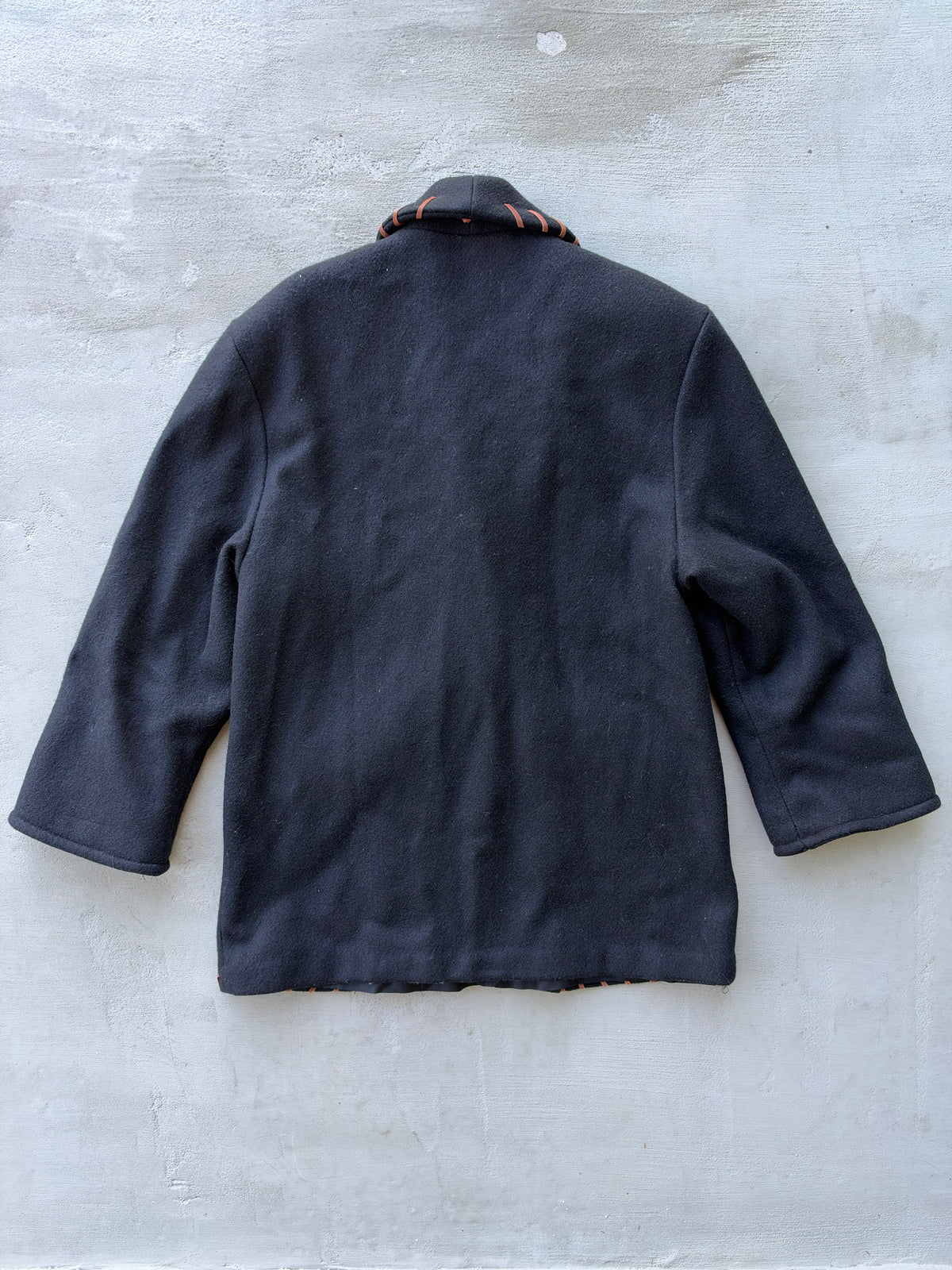 80s Russell Scott Wool Blend Western Whipstitch Jacket