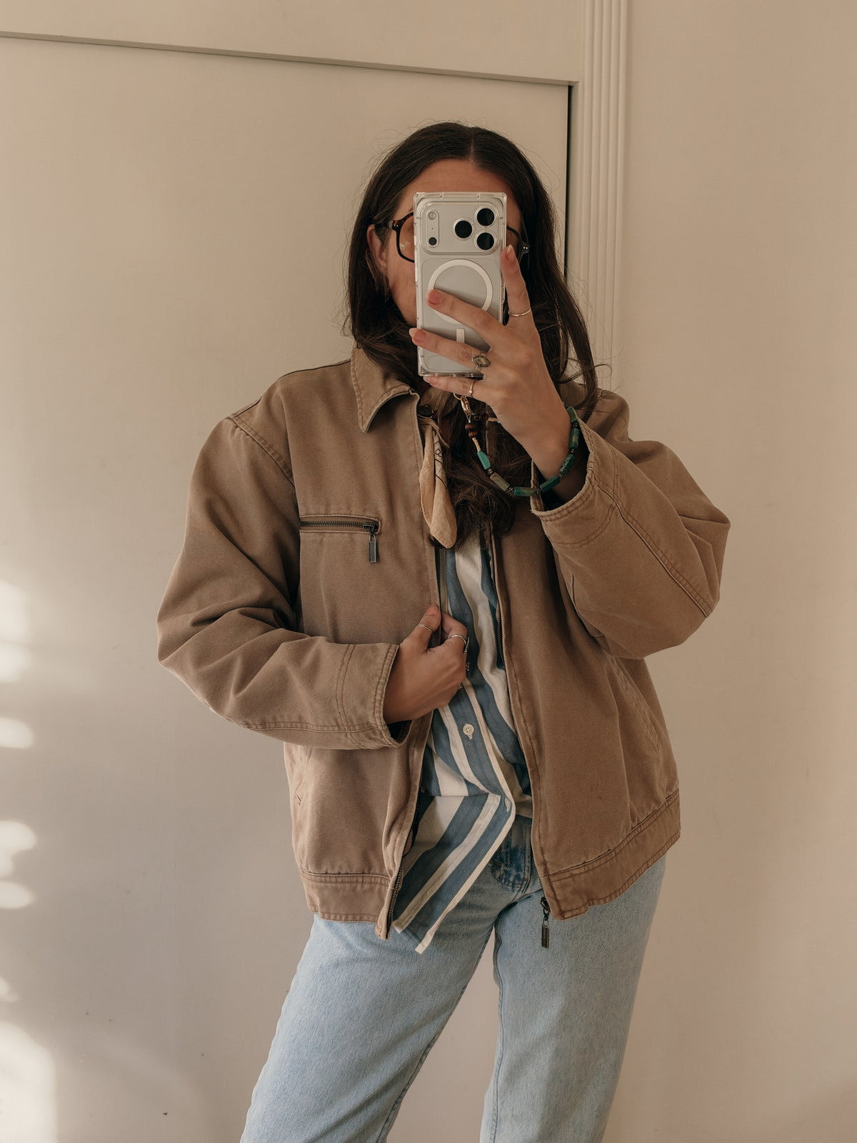 Sideout Boxy Workwear Canvas Jacket