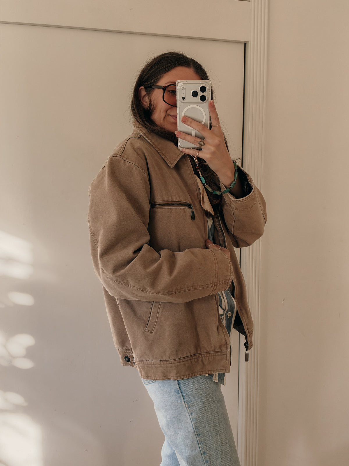 Sideout Boxy Workwear Canvas Jacket