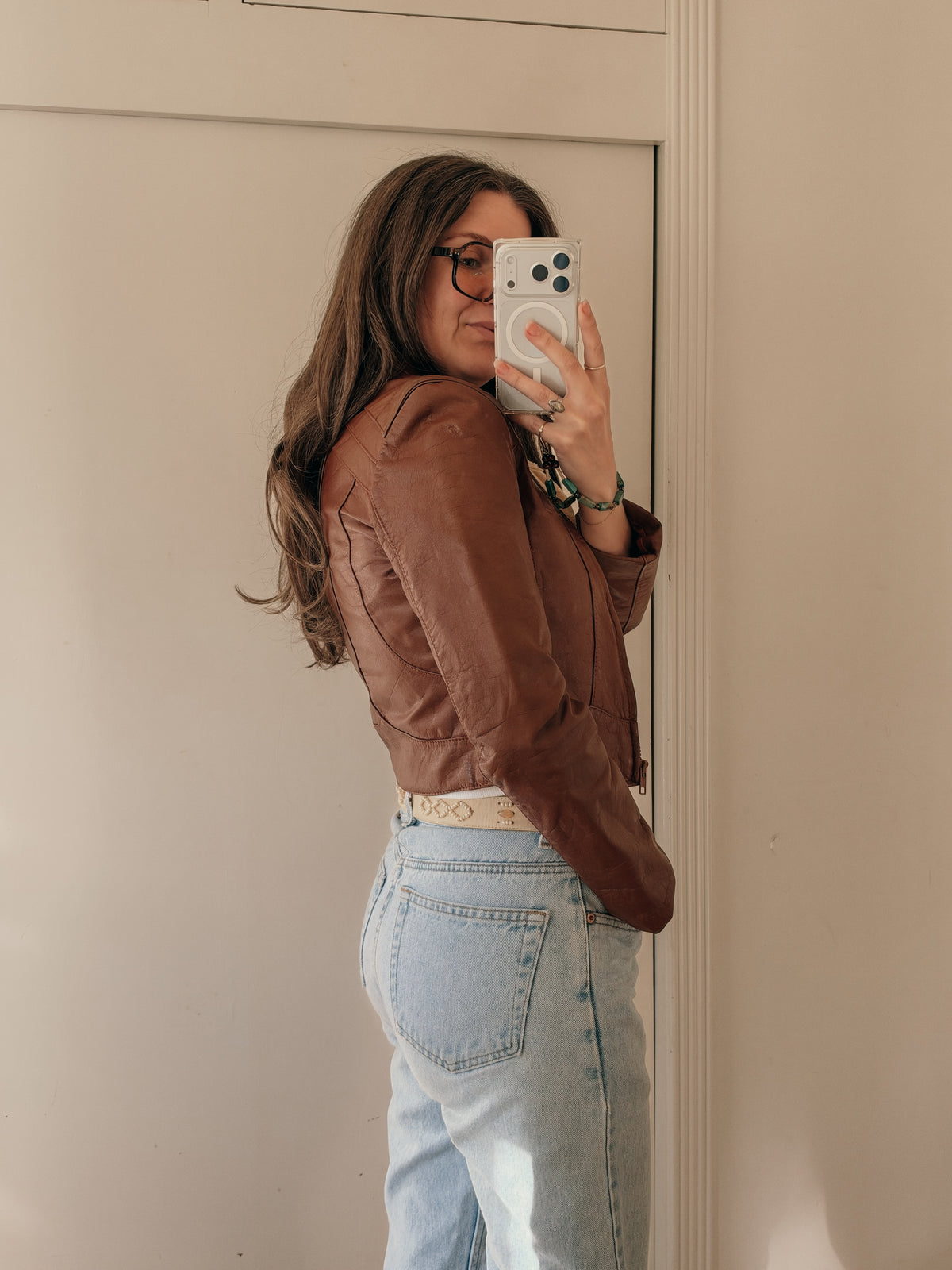 70s Wilsons Cafe-Racer Leather Jacket