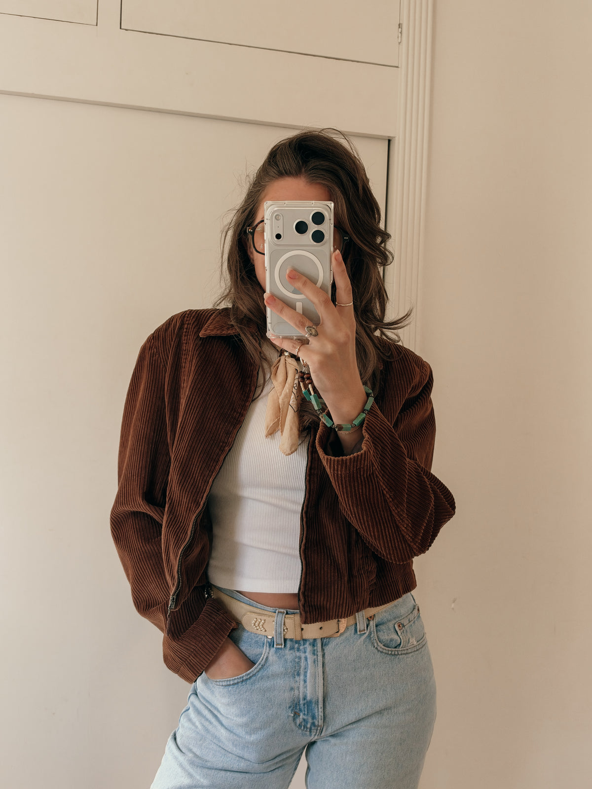 90s Limited Corduroy Crop Jacket