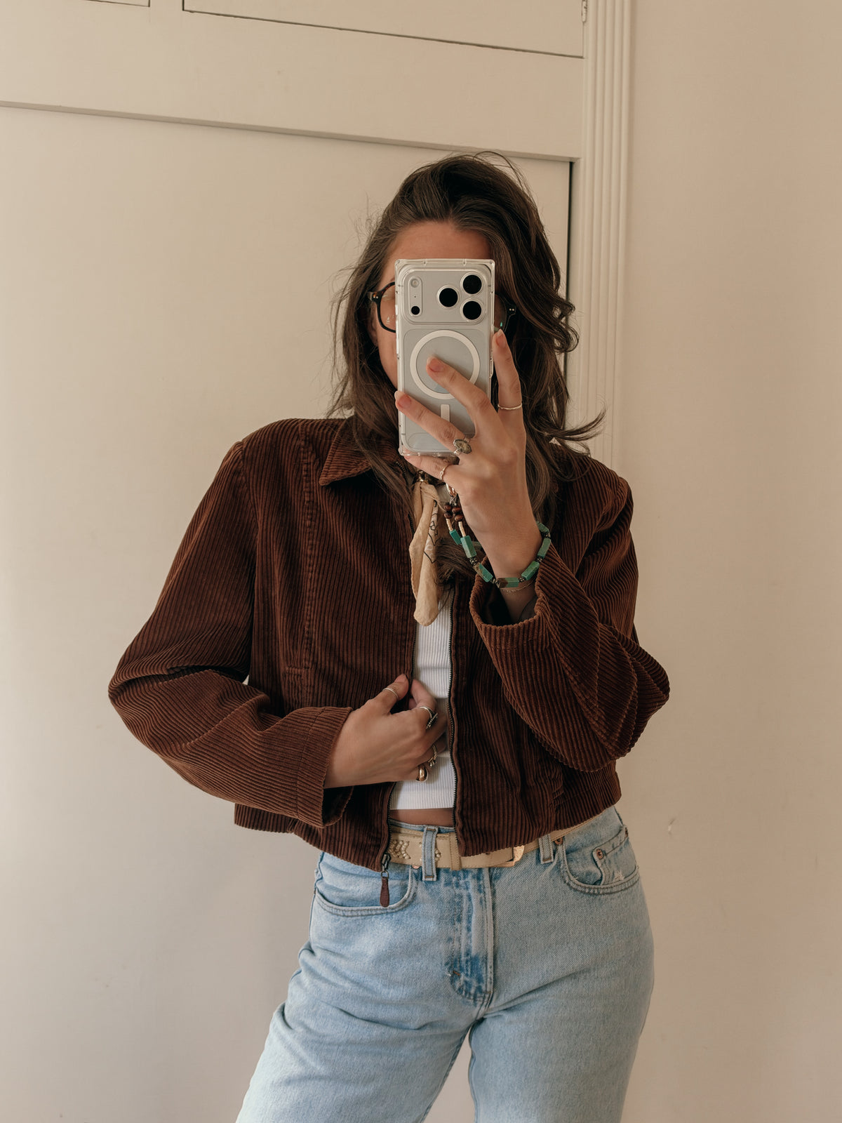 90s Limited Corduroy Crop Jacket