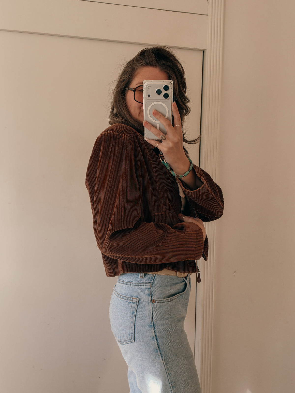 90s Limited Corduroy Crop Jacket