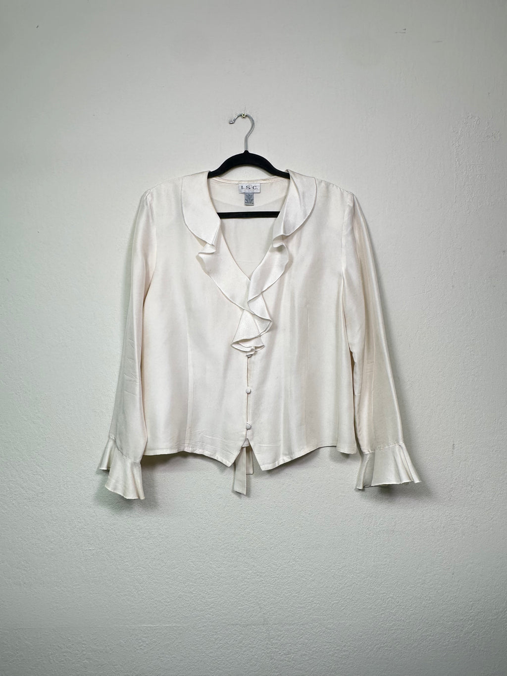 Silk Ruffle Blouse