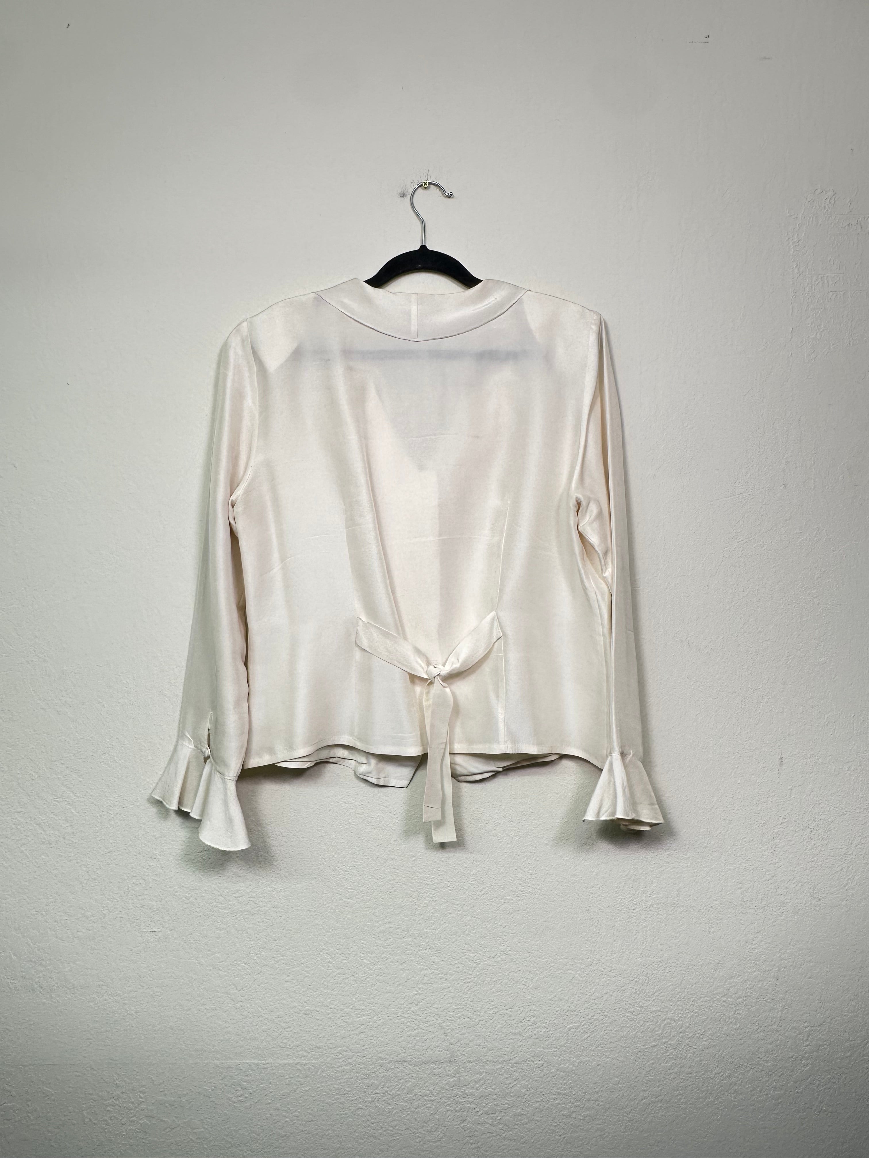 Silk Ruffle Blouse