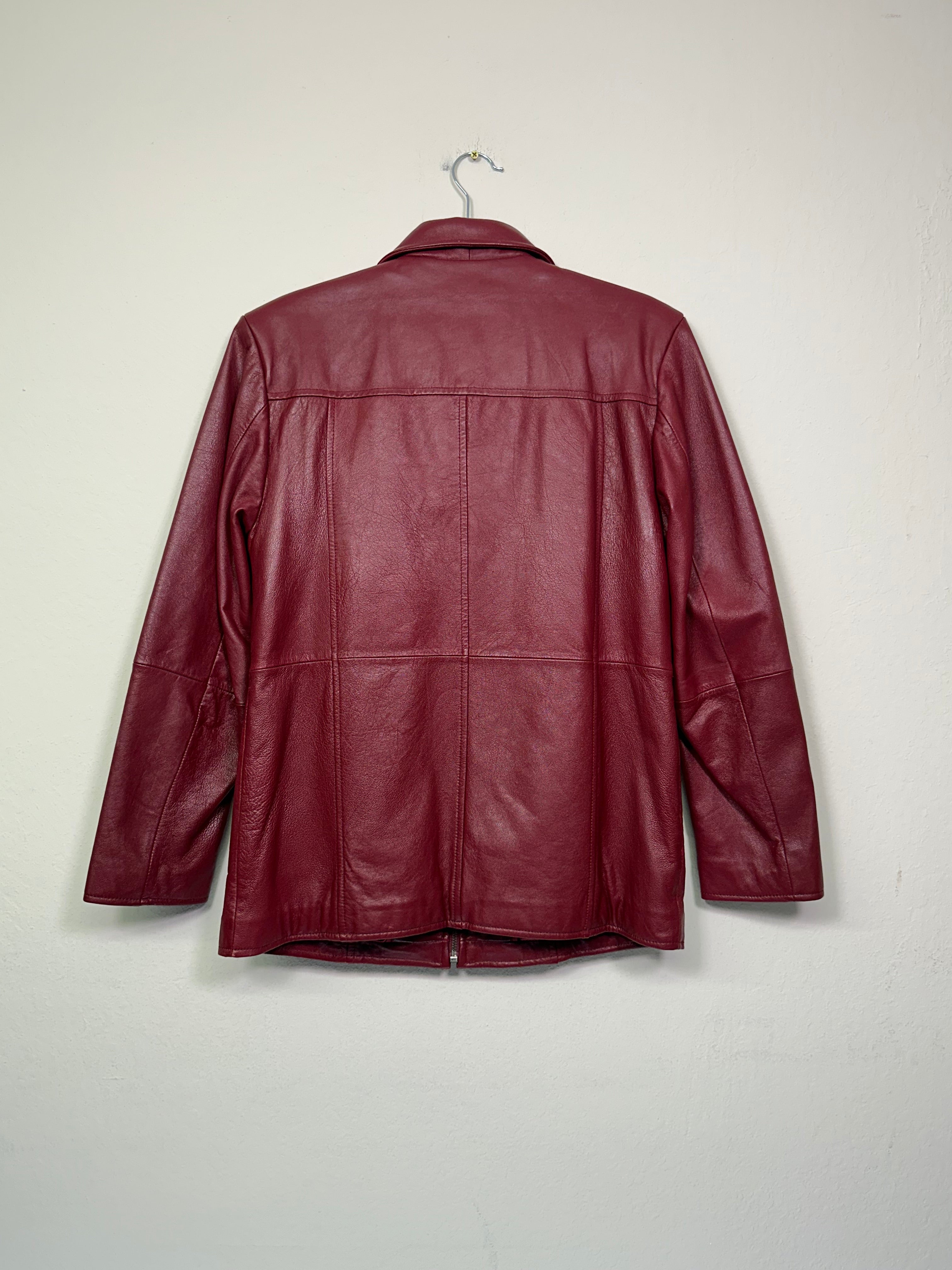 Pelle Studio Oxblood Leather Jacket (Wilson’s Leather)