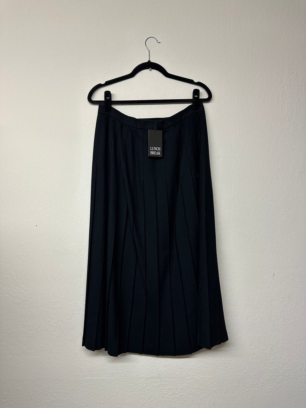 Talbots Black Wool Wrap Maxi Skirt