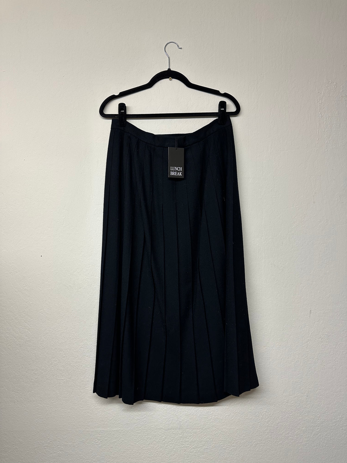 Talbots Black Wool Wrap Maxi Skirt