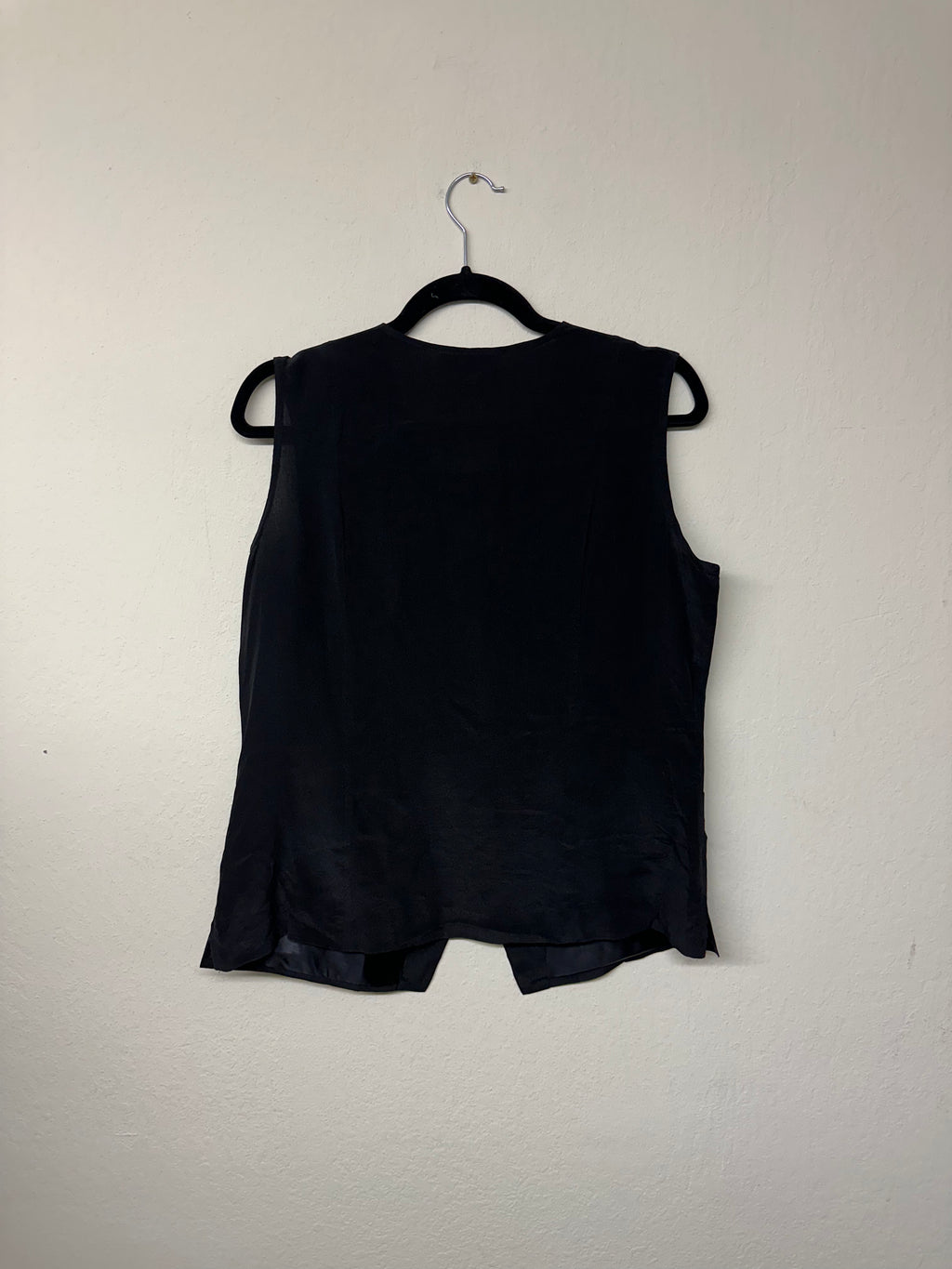 Stephanie Andrews Black Silk Vest