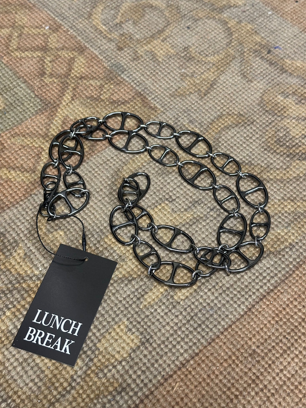 Chrome Silver Chain Belt