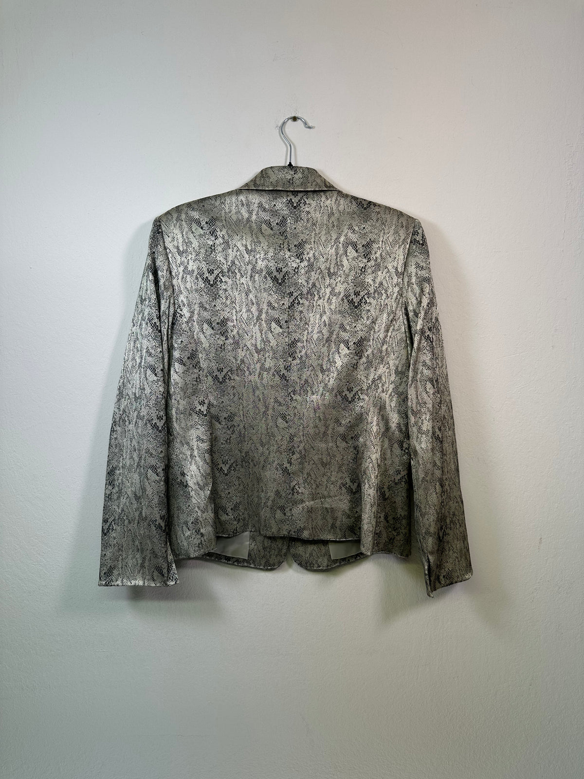 Le Suit Snakeskin Blazer