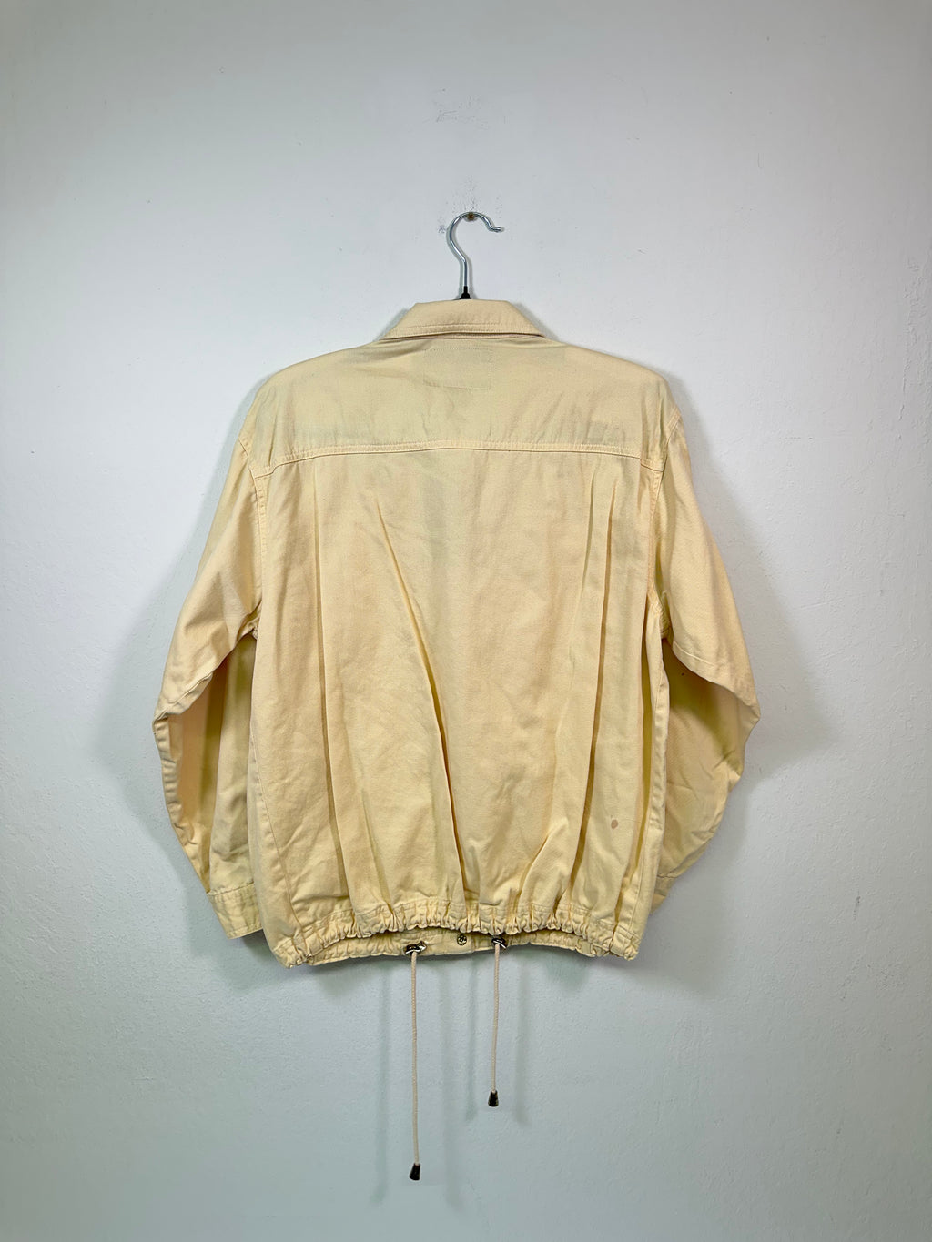 Mureli Western Studded Yellow Drawstring Shirt