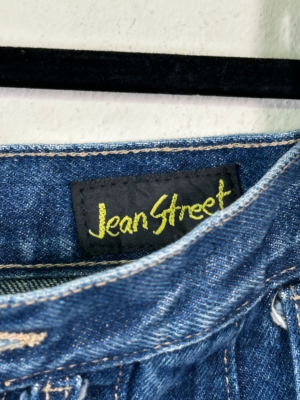 Jean Street 90s Midi Medium Wash Denim Skirt