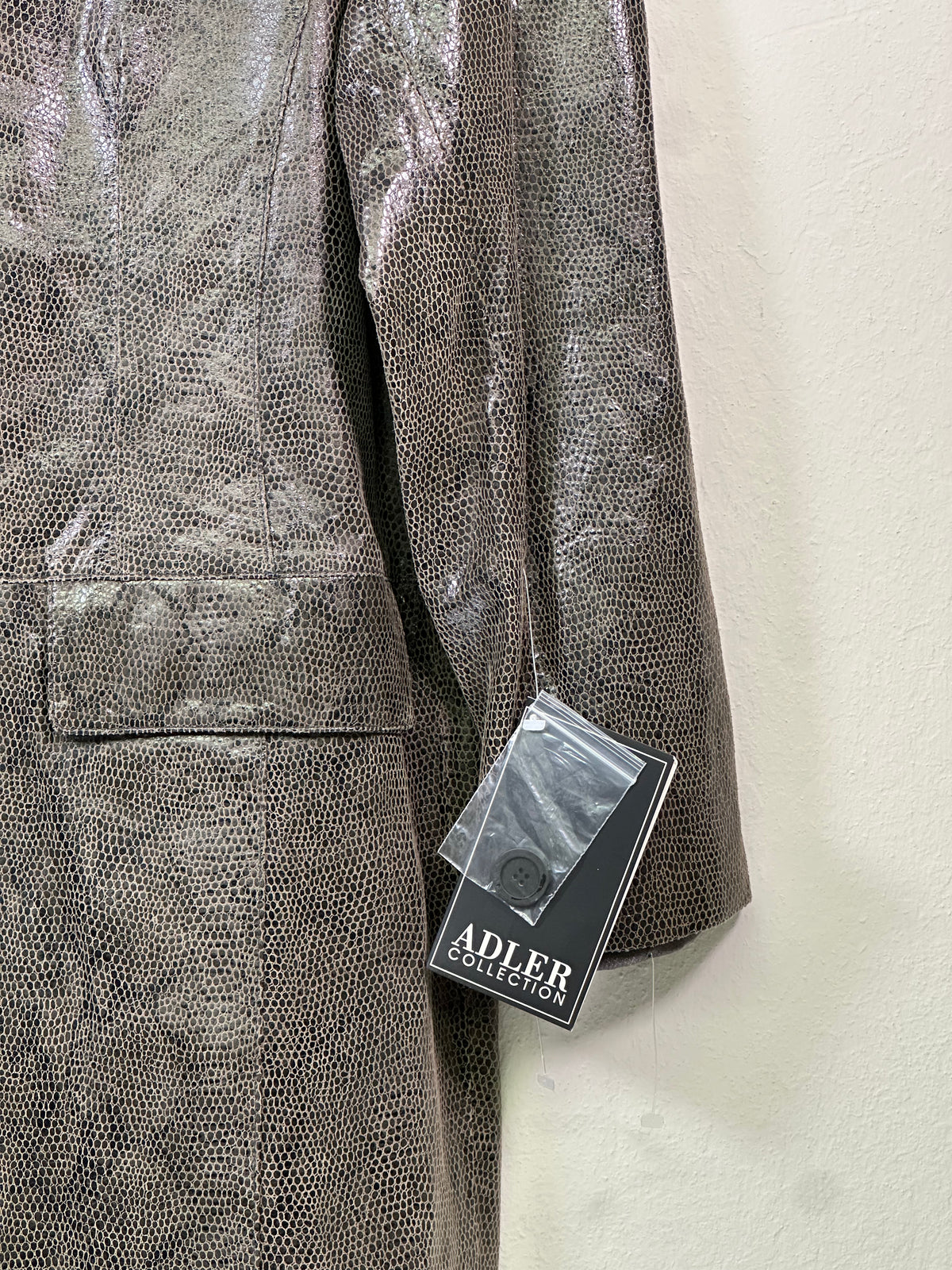 Adler Collection Reptile Leather Jacket