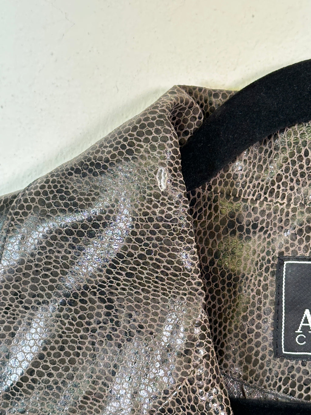 Adler Collection Reptile Leather Jacket