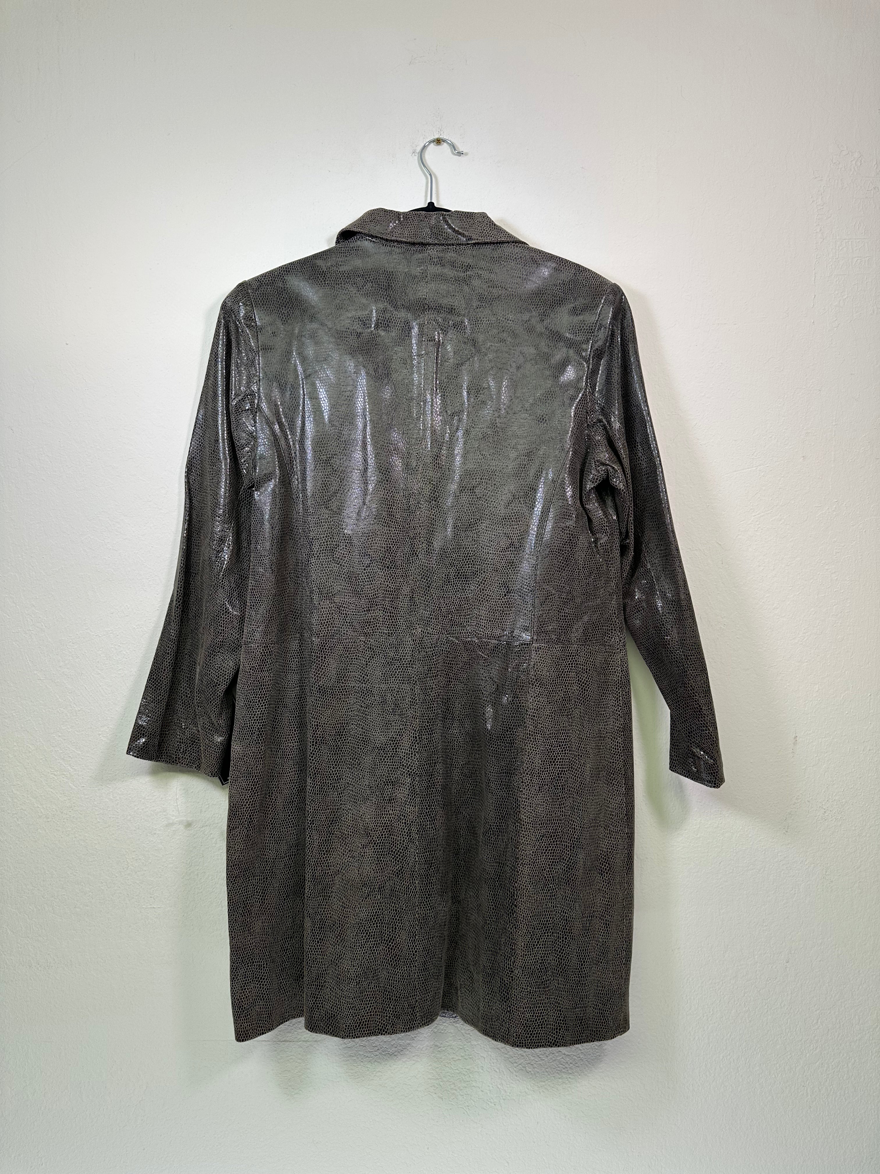 Adler Collection Reptile Leather Jacket
