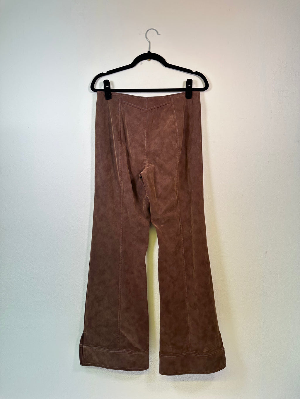 Free People Faux Suede Bell Bottom Pants [Modern]