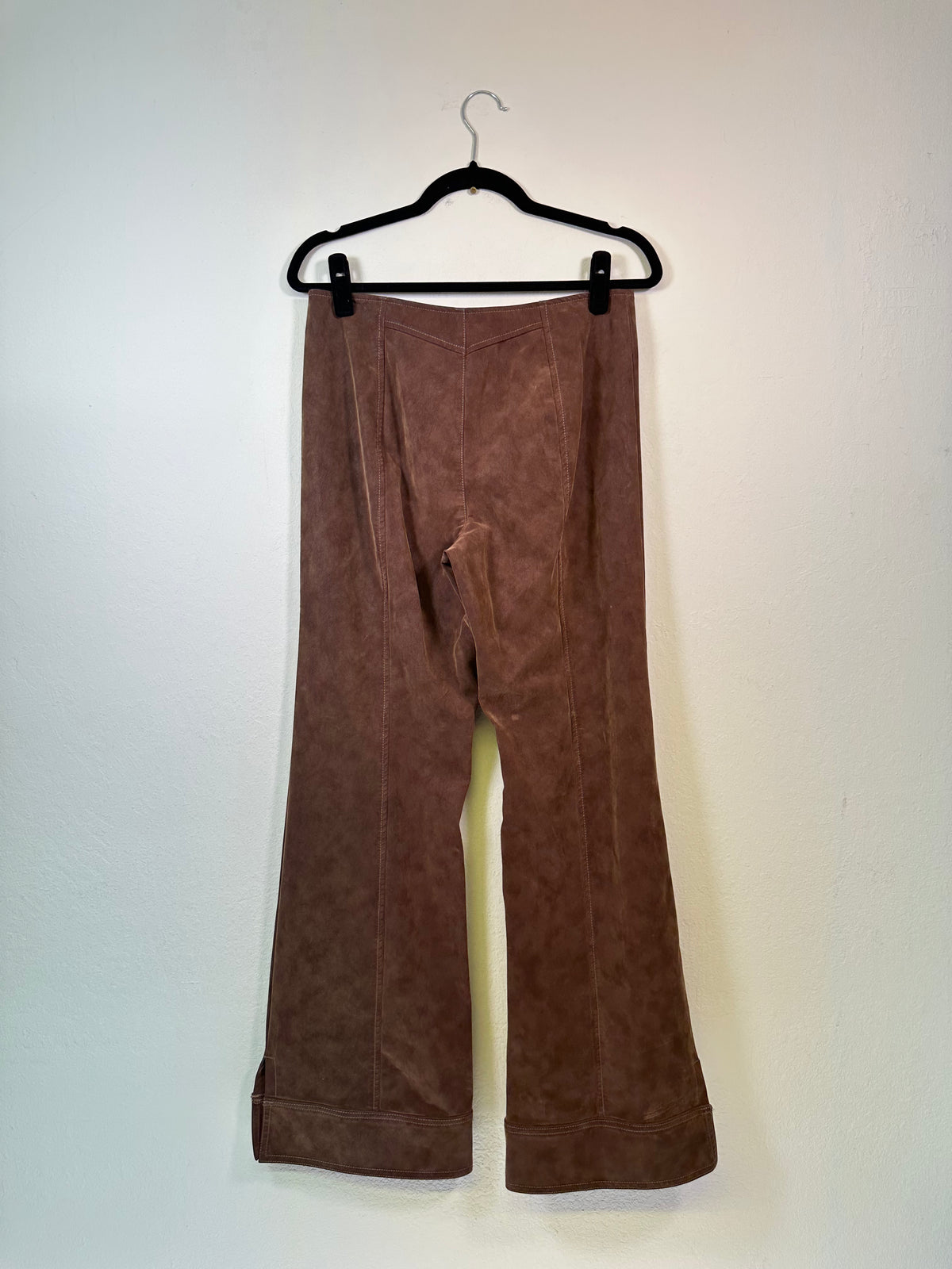 Free People Faux Suede Bell Bottom Pants [Modern]