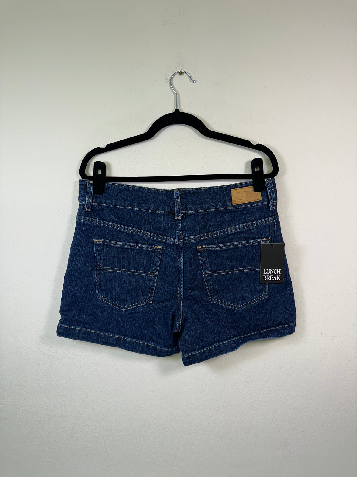 Tommy Hilfiger Y2K Dark Wash Mid-Length Shorts