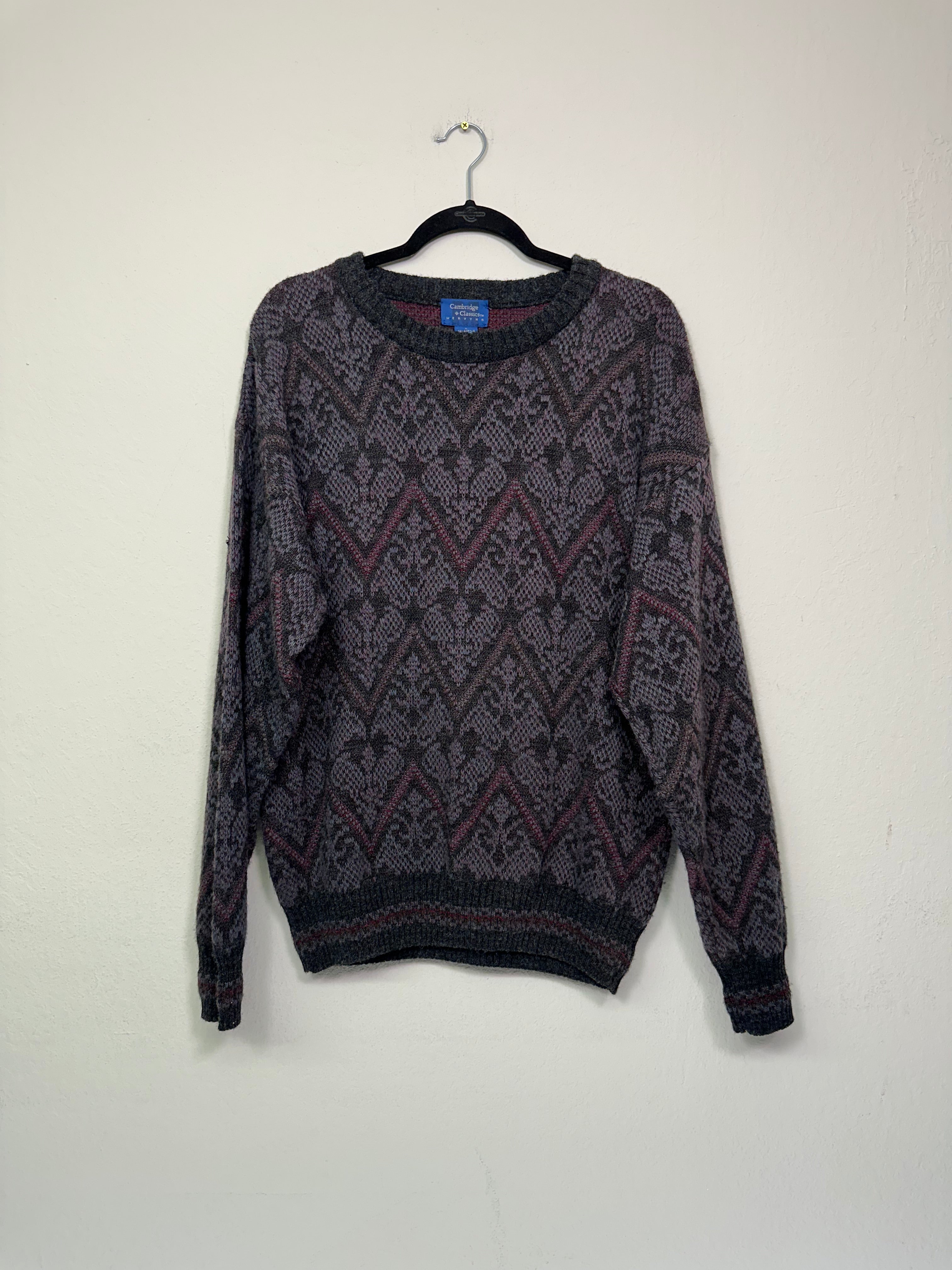 Jacquard Knit Sweater