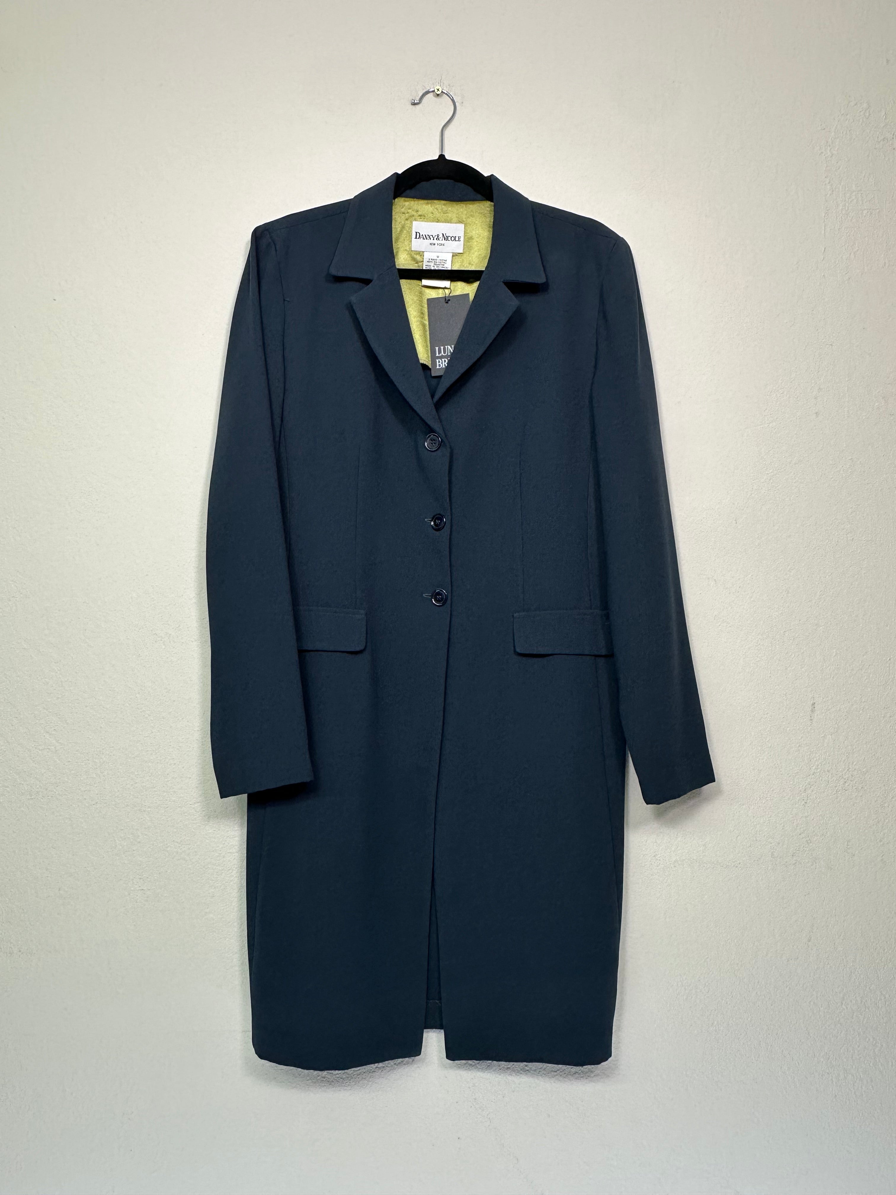 Midnight Navy Longline Jacket