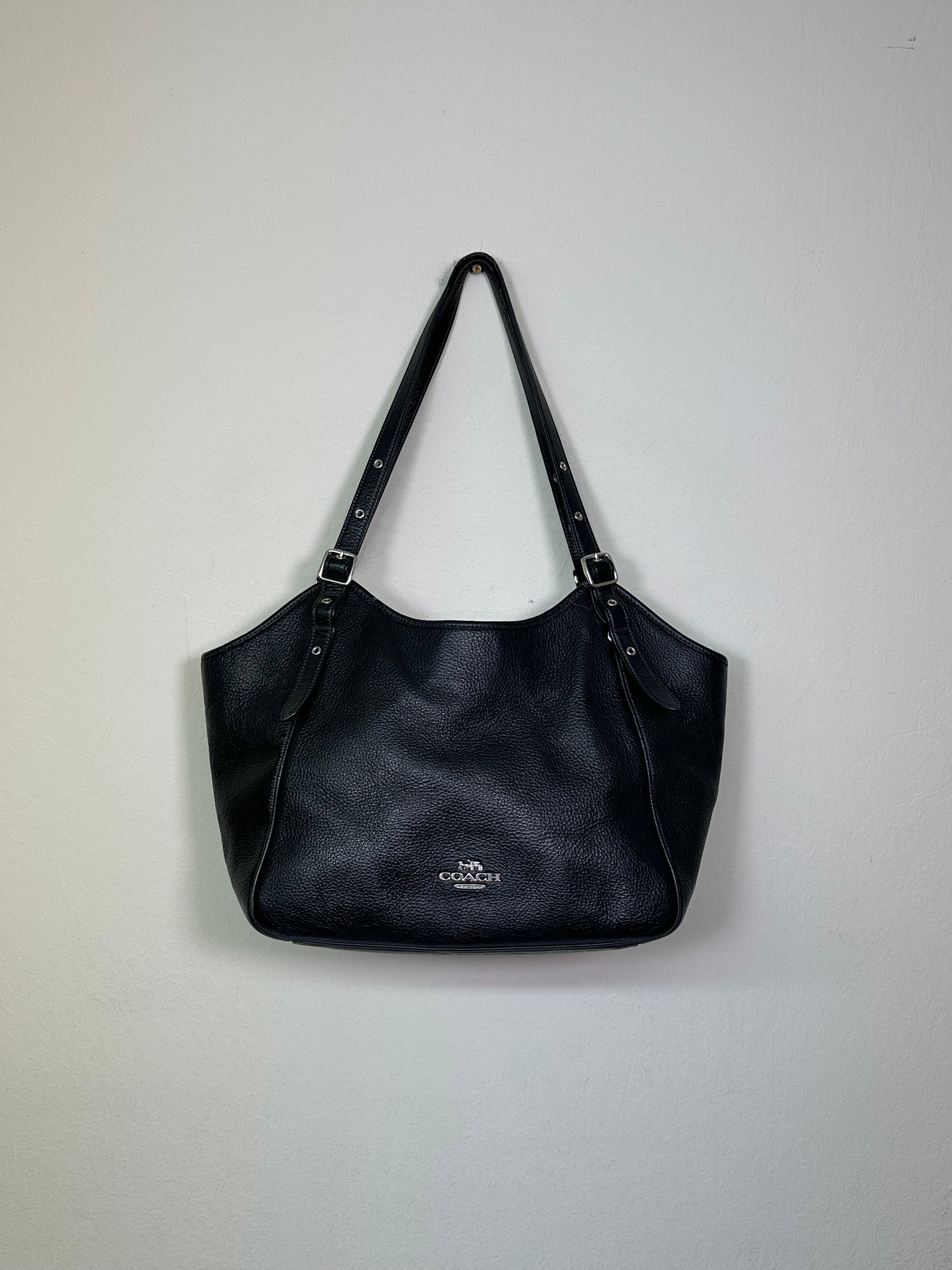 Coach Meadow Pebbled Leather Shoulder Bag