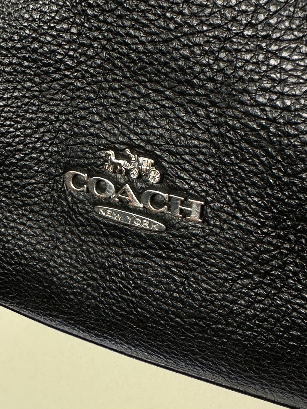 Coach Meadow Pebbled Leather Shoulder Bag