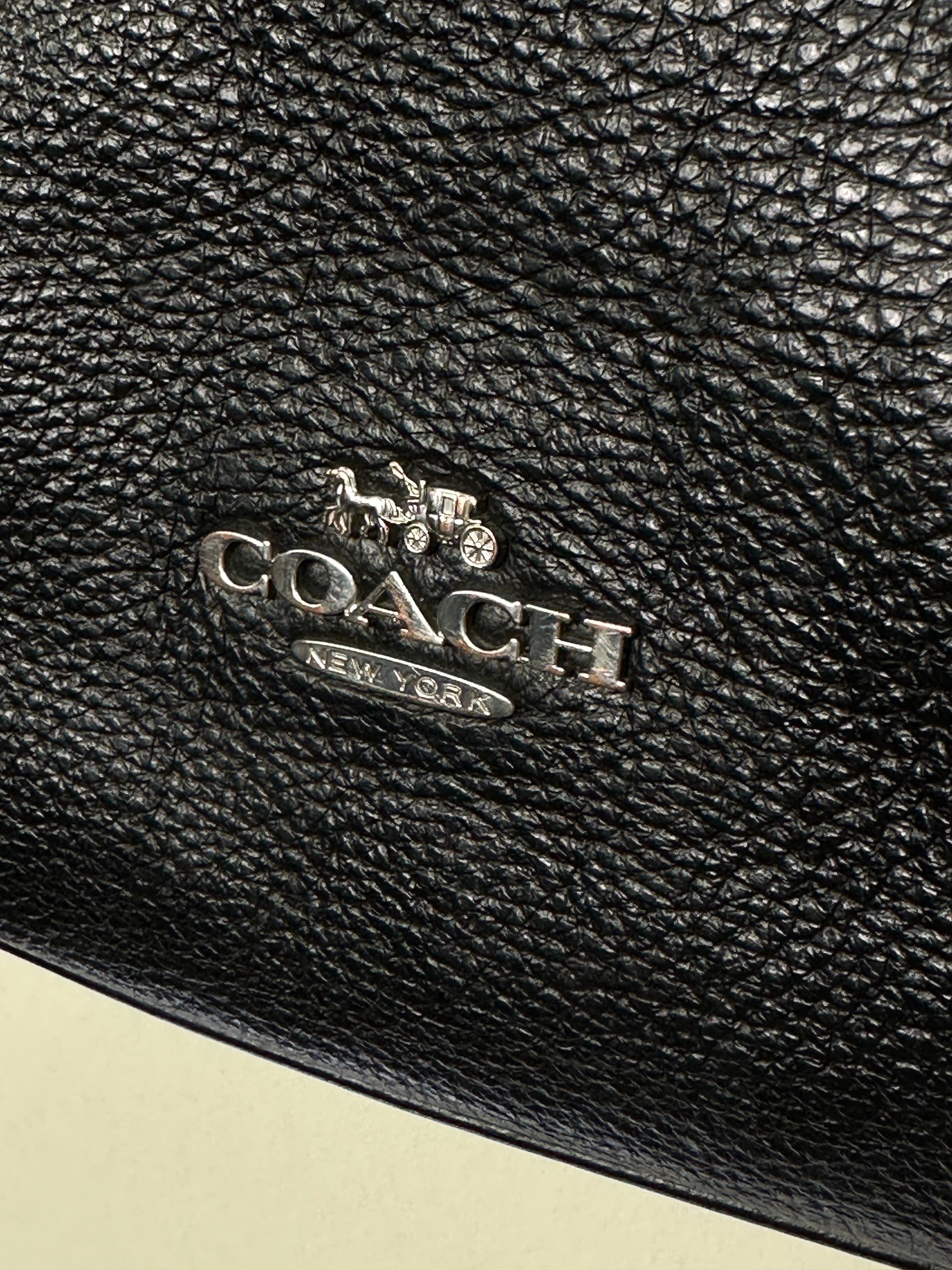 Coach Meadow Pebbled Leather Shoulder Bag