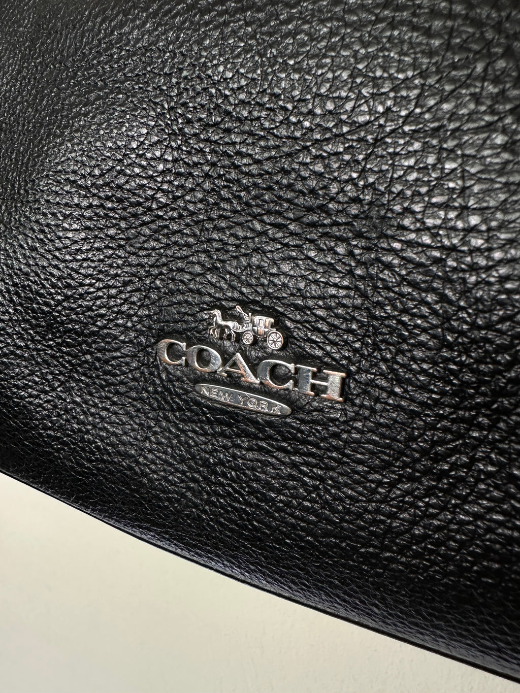 Coach Meadow Pebbled Leather Shoulder Bag